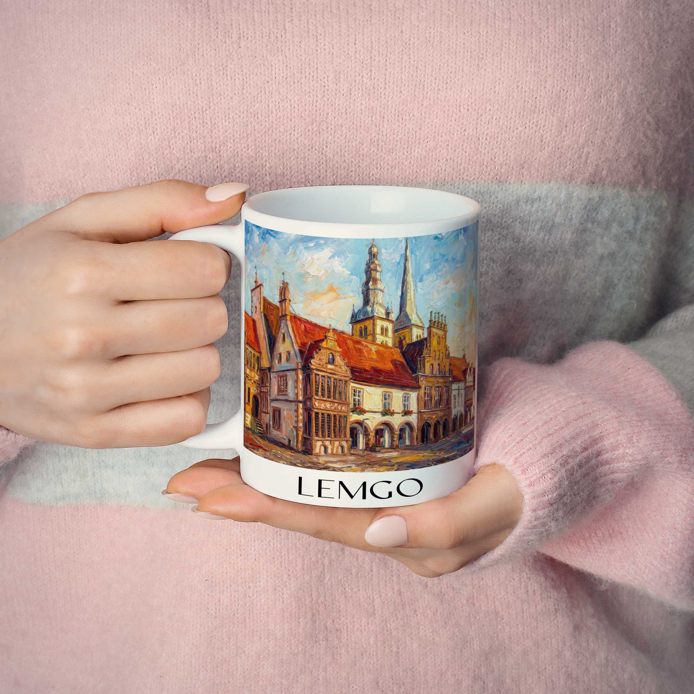 lemgo-ostwestfalen-deutschland-kaffeebecher-oil-painting-oelgemaelde