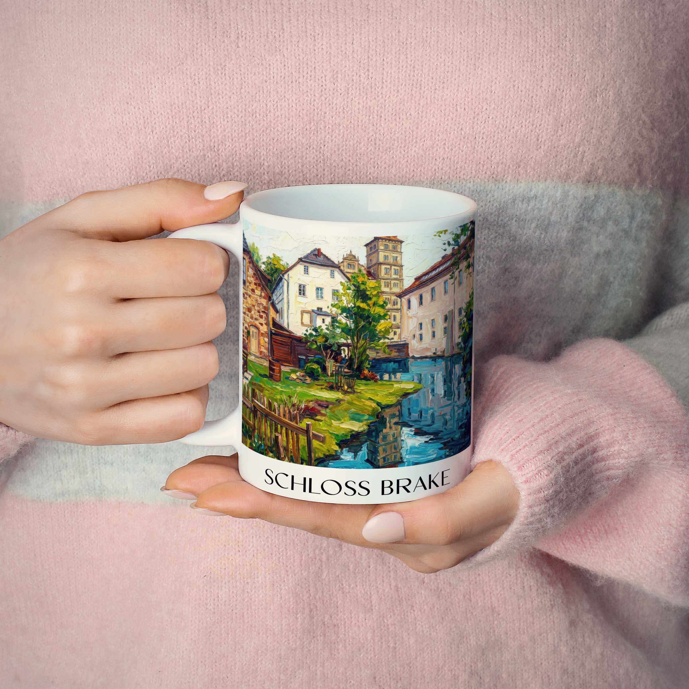 schloss-brake-lemgo-deutschland-kaffeebecher-oil-painting-oelgemaelde
