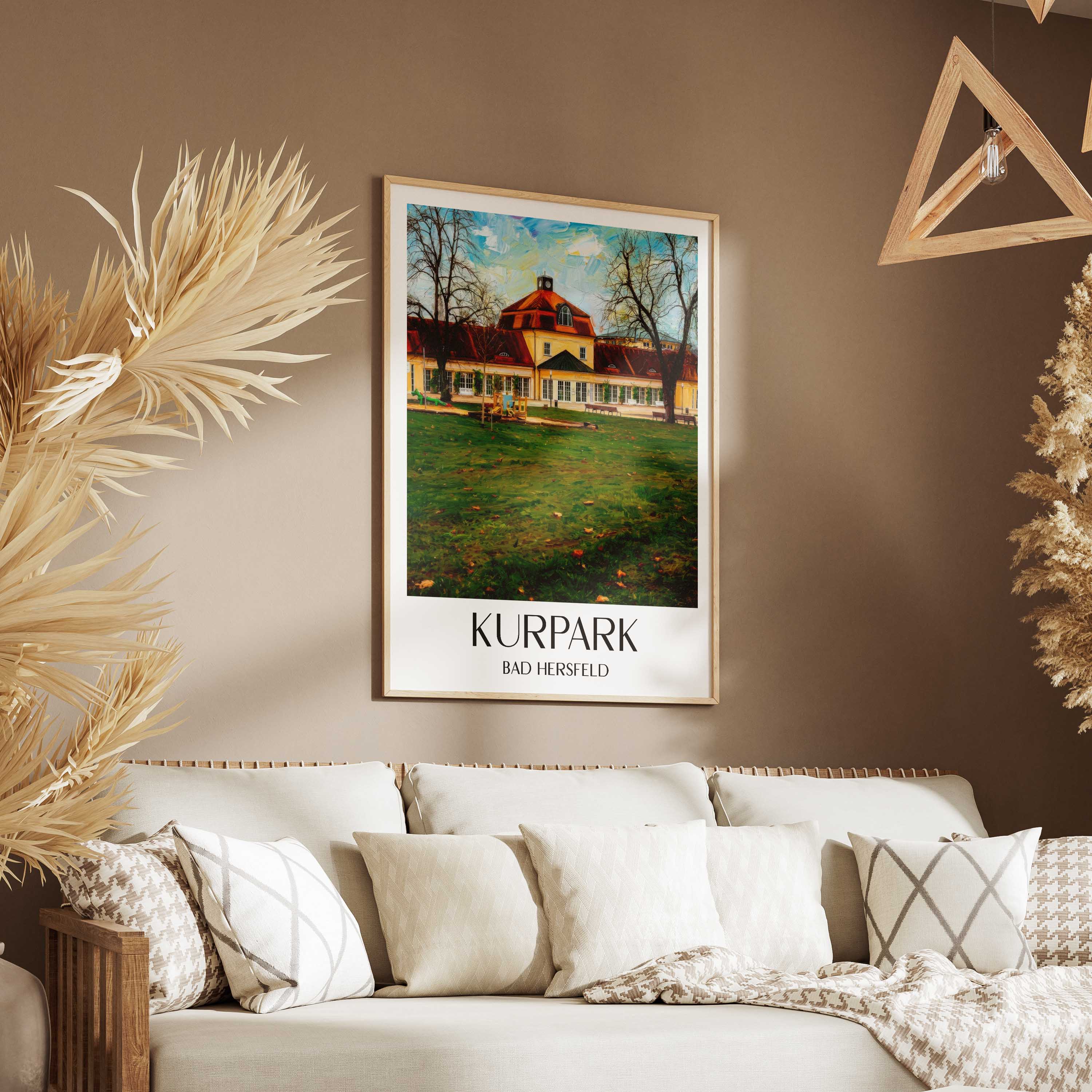 kurpark-bad-hersfeld-deutschland-poster-oil-painting-oelgemaelde