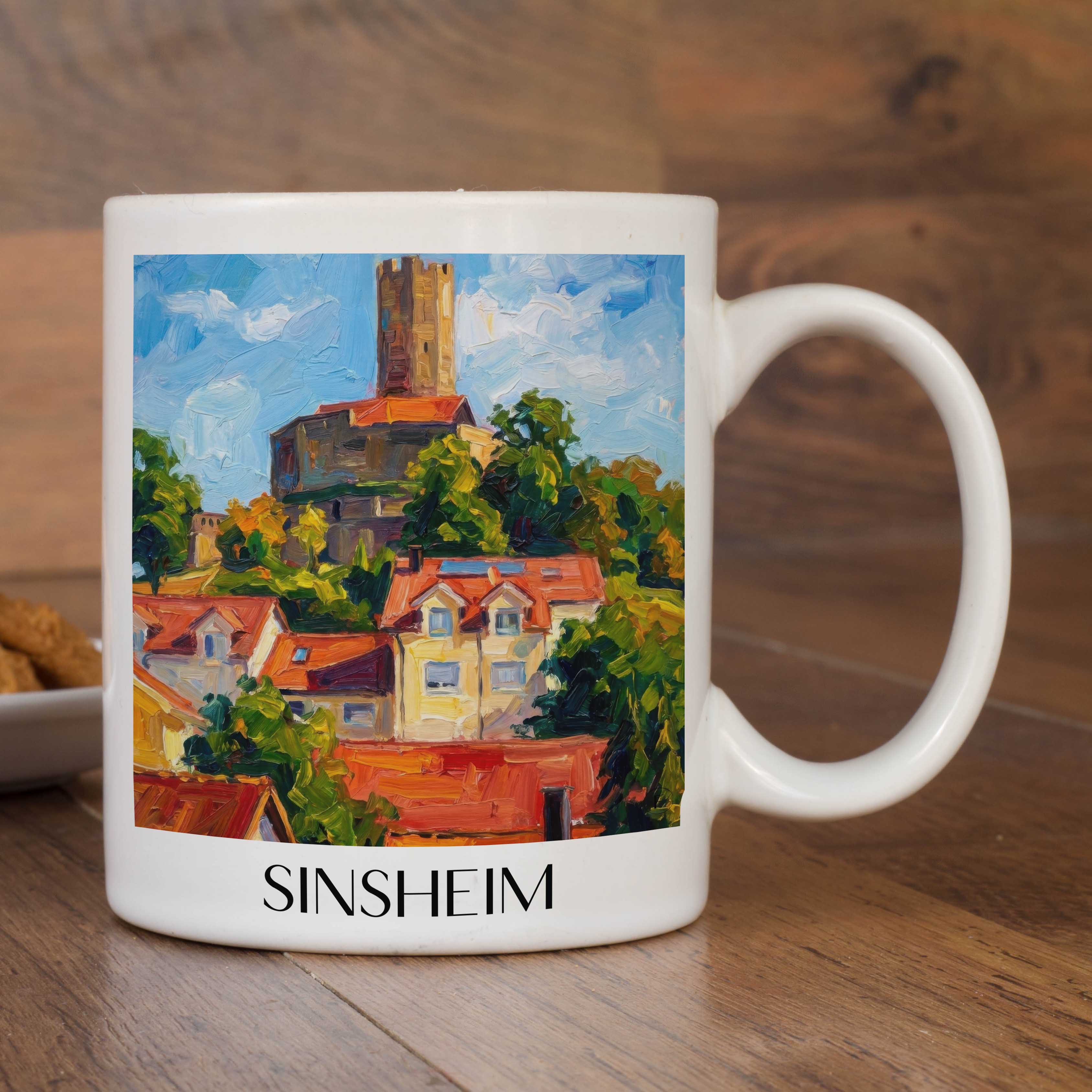 sinsheim-baden-württemberg-deutschland-kaffeebecher-oil-painting-oelgemaelde