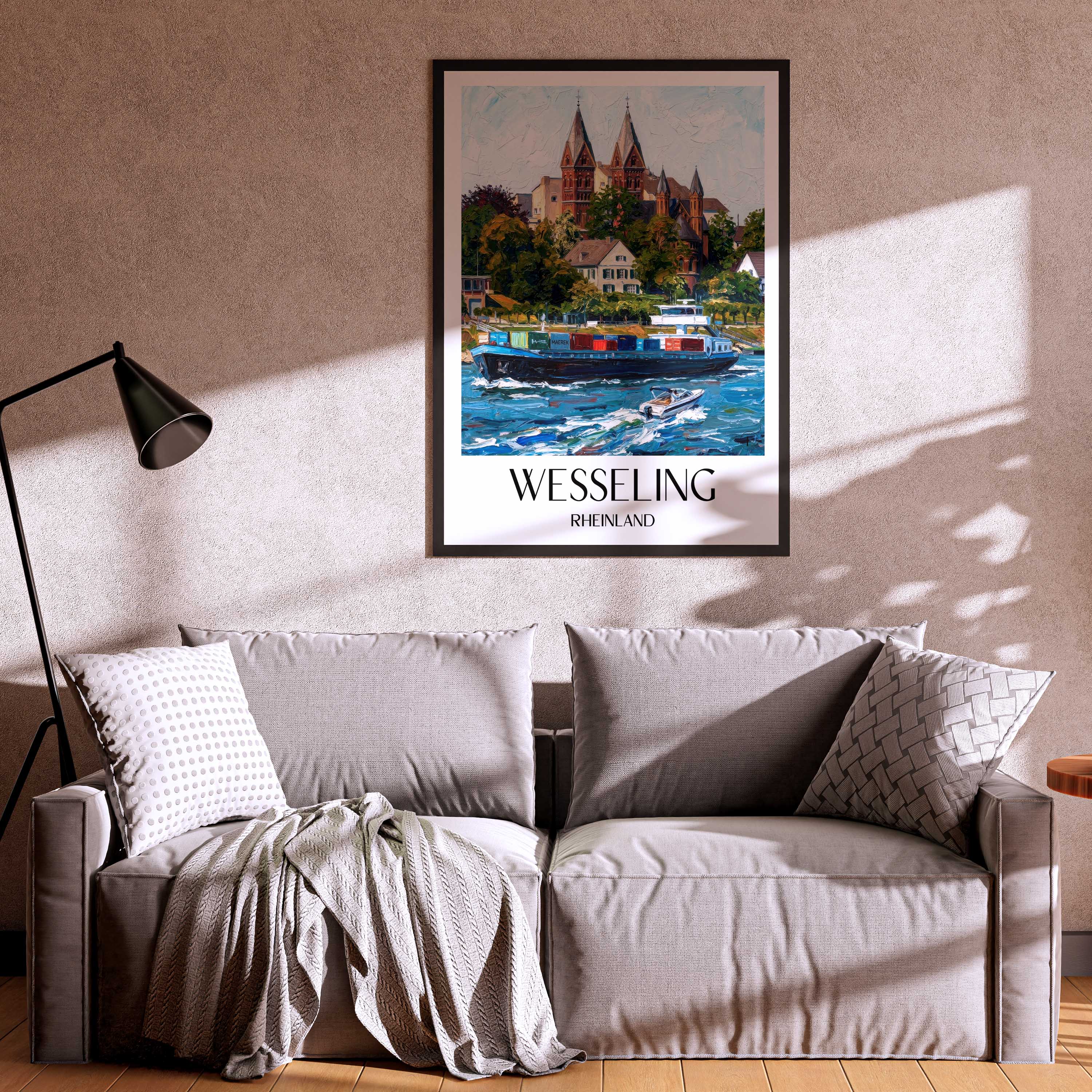 wesseling-rheinland-deutschland-poster-oil-painting-oelgemaelde