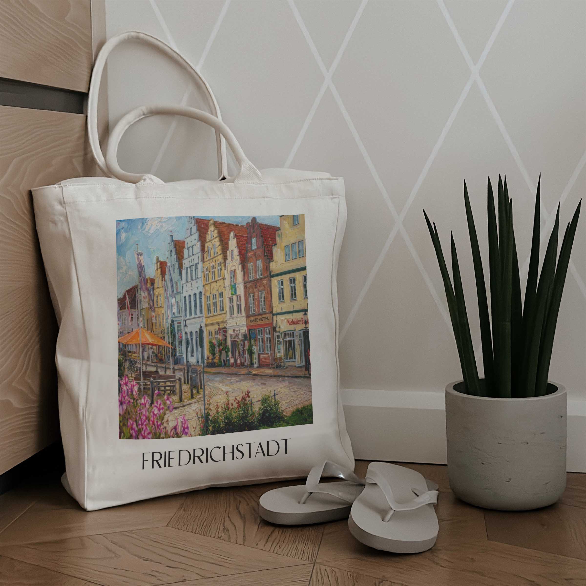 friedrichstadt-nordfriesland-deutschland-einkaufstasche-oil-painting-oelgemaelde