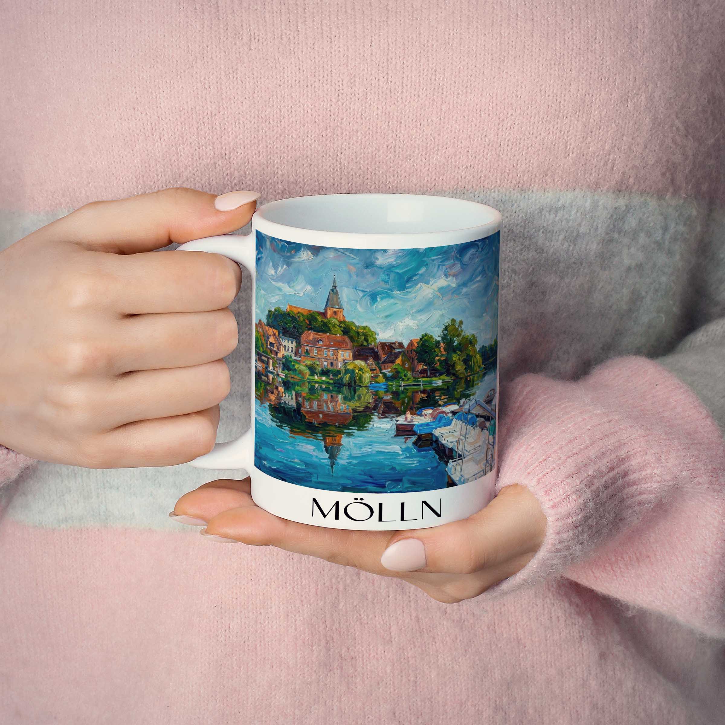 mölln-schleswig-holstein-deutschland-kaffeebecher-oil-painting-oelgemaelde