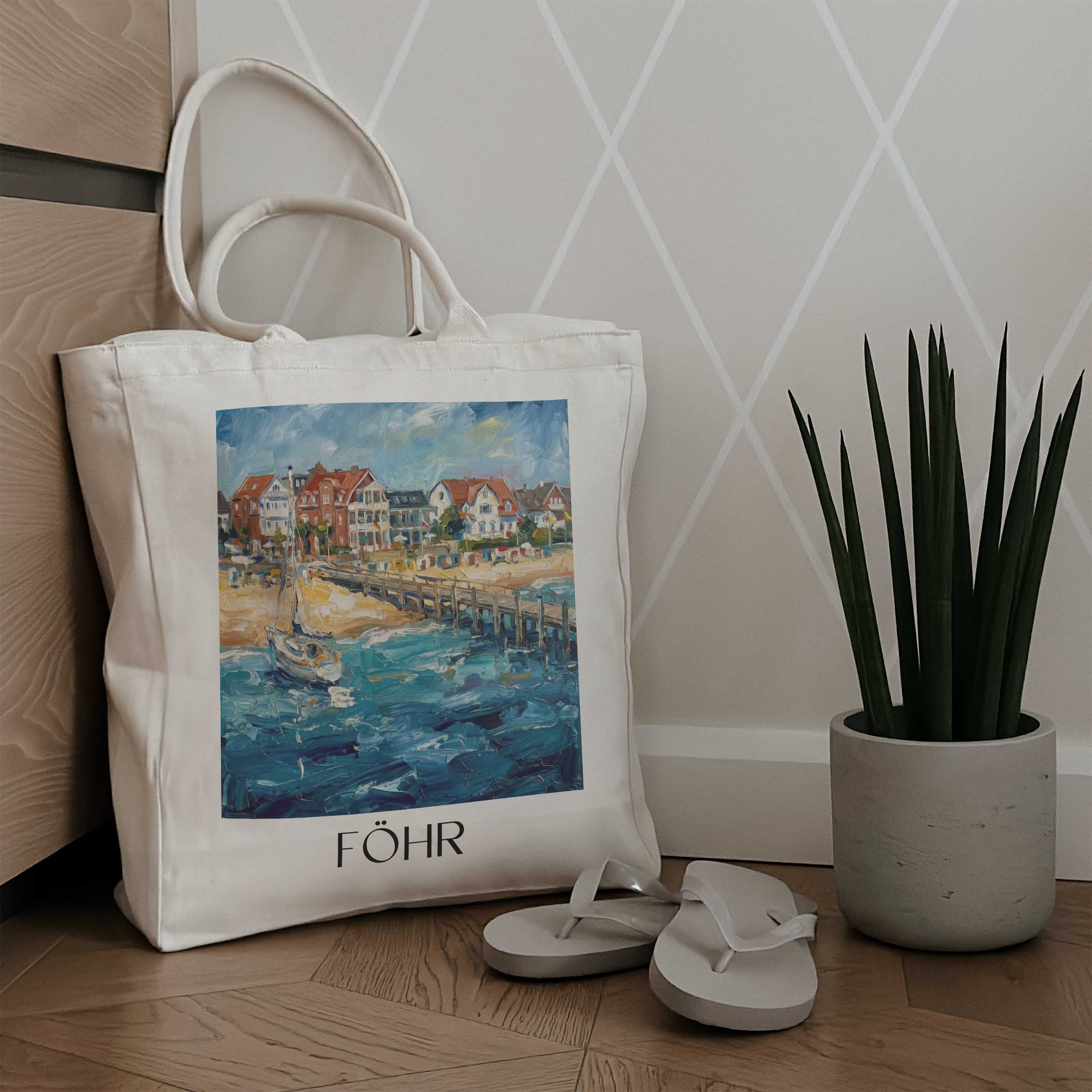 föhr-schleswig-holstein-deutschland-einkaufstasche-oil-painting-oelgemaelde