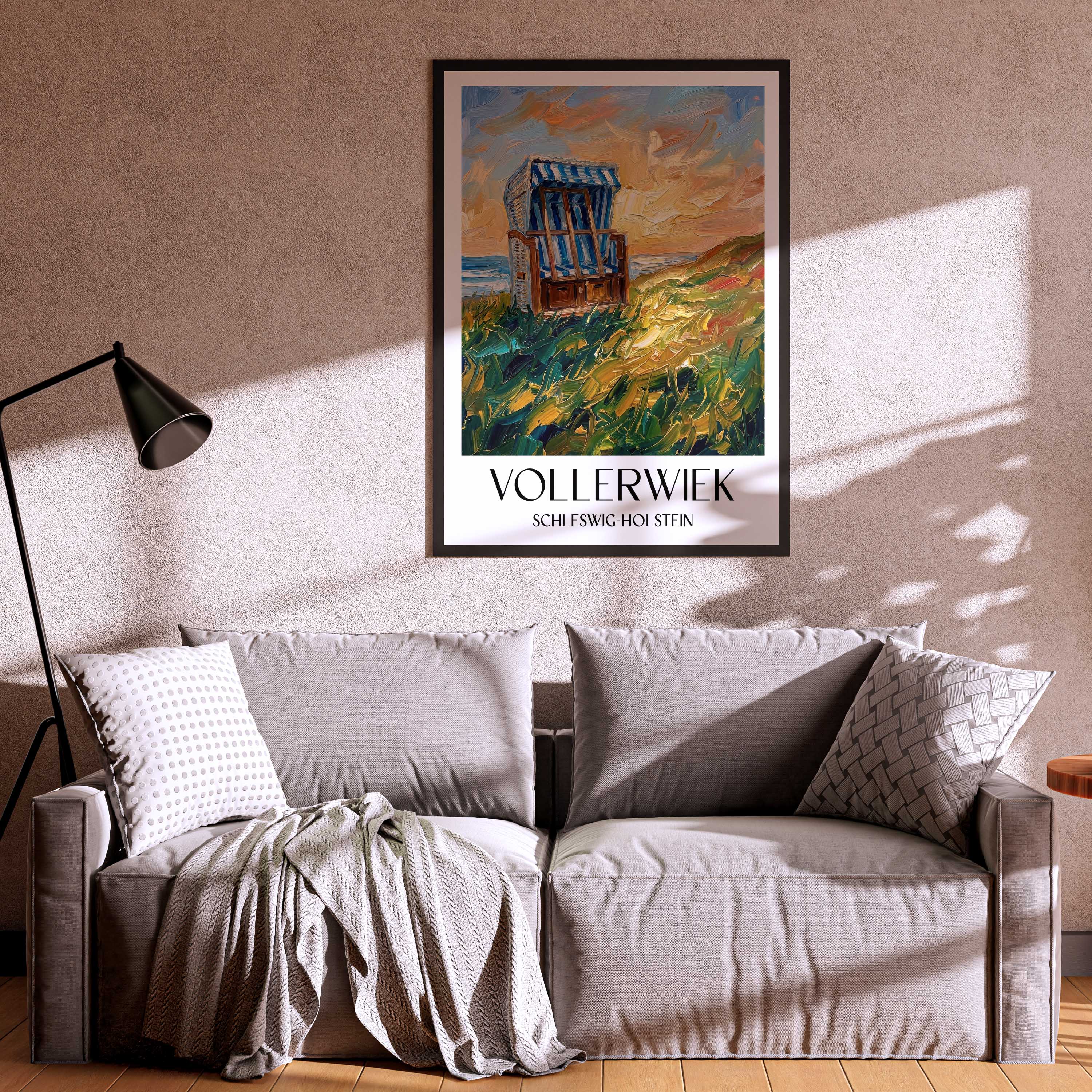 vollerwiek-schleswig-holstein-deutschland-poster-oil-painting-oelgemaelde
