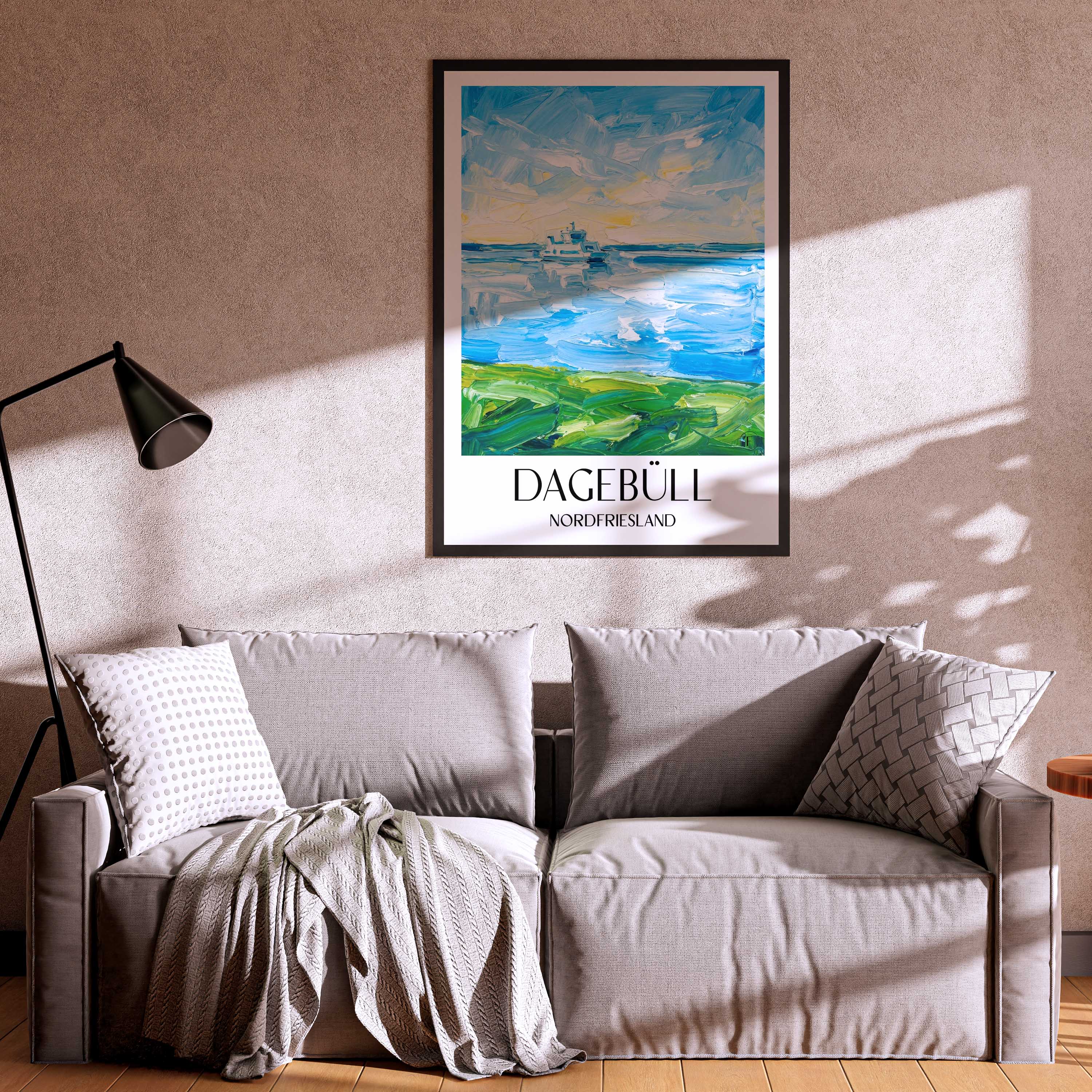 dagebüll-nordfriesland-deutschland-poster-oil-painting-oelgemaelde