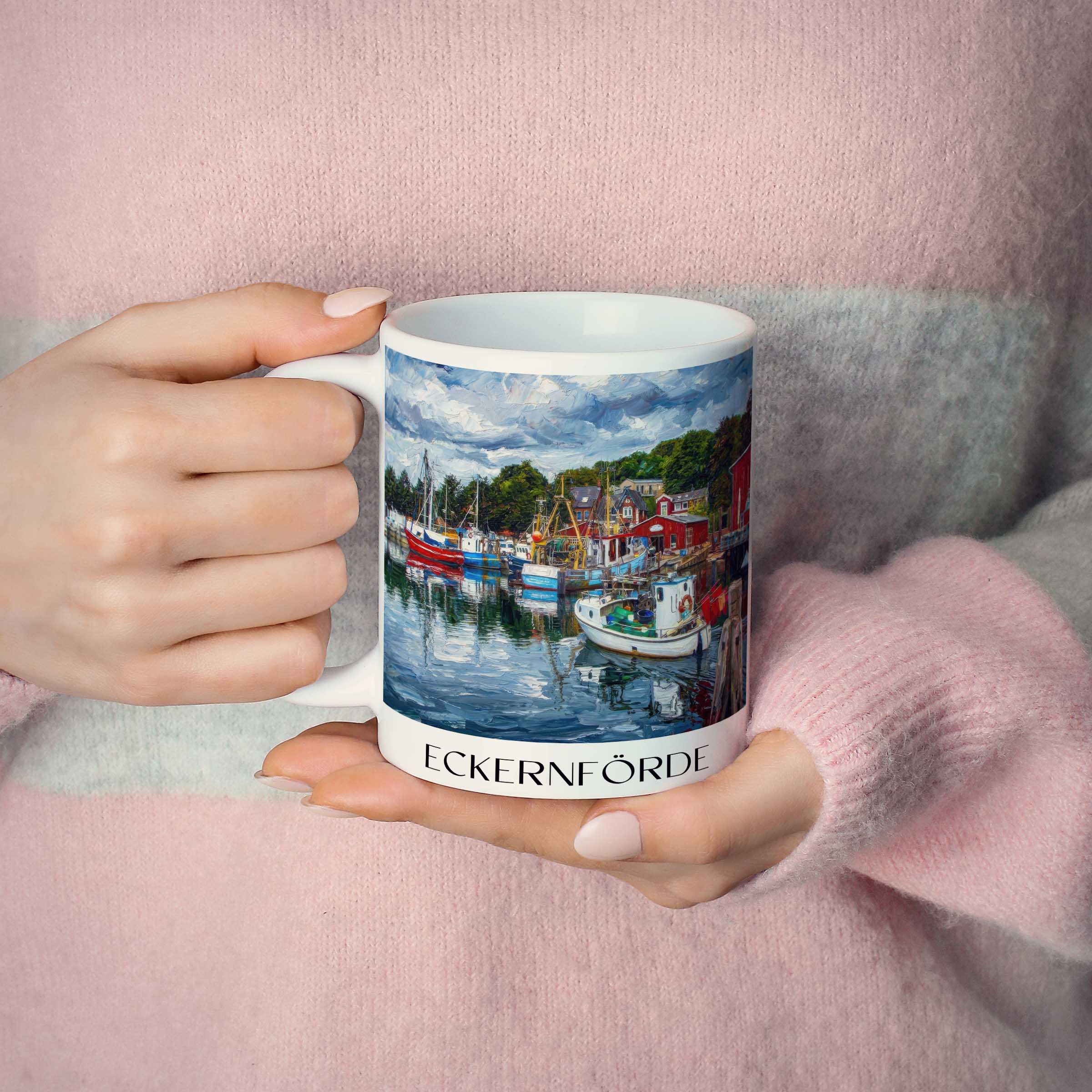 eckernförde-schleswig-holstein-deutschland-kaffeebecher-oil-painting-oelgemaelde