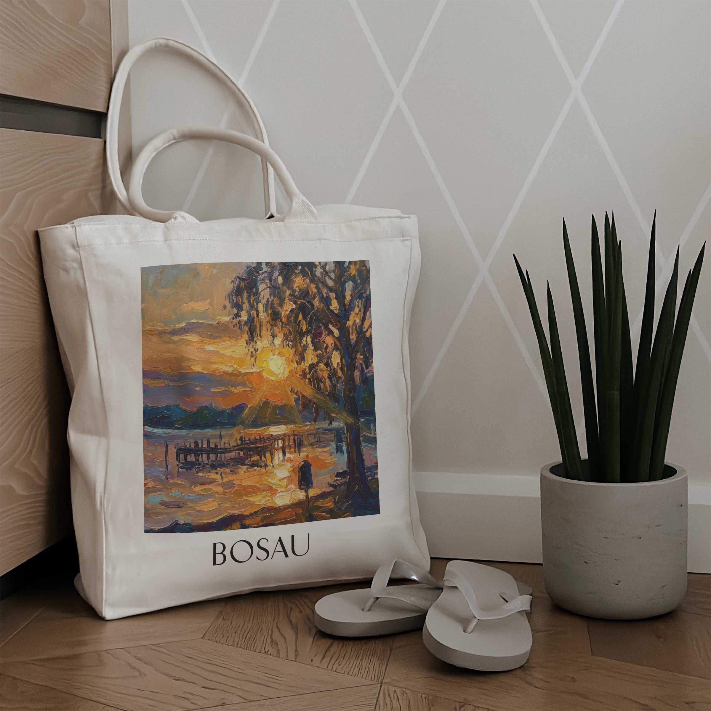 bosau-schleswig-holstein-deutschland-einkaufstasche-oil-painting-oelgemaelde