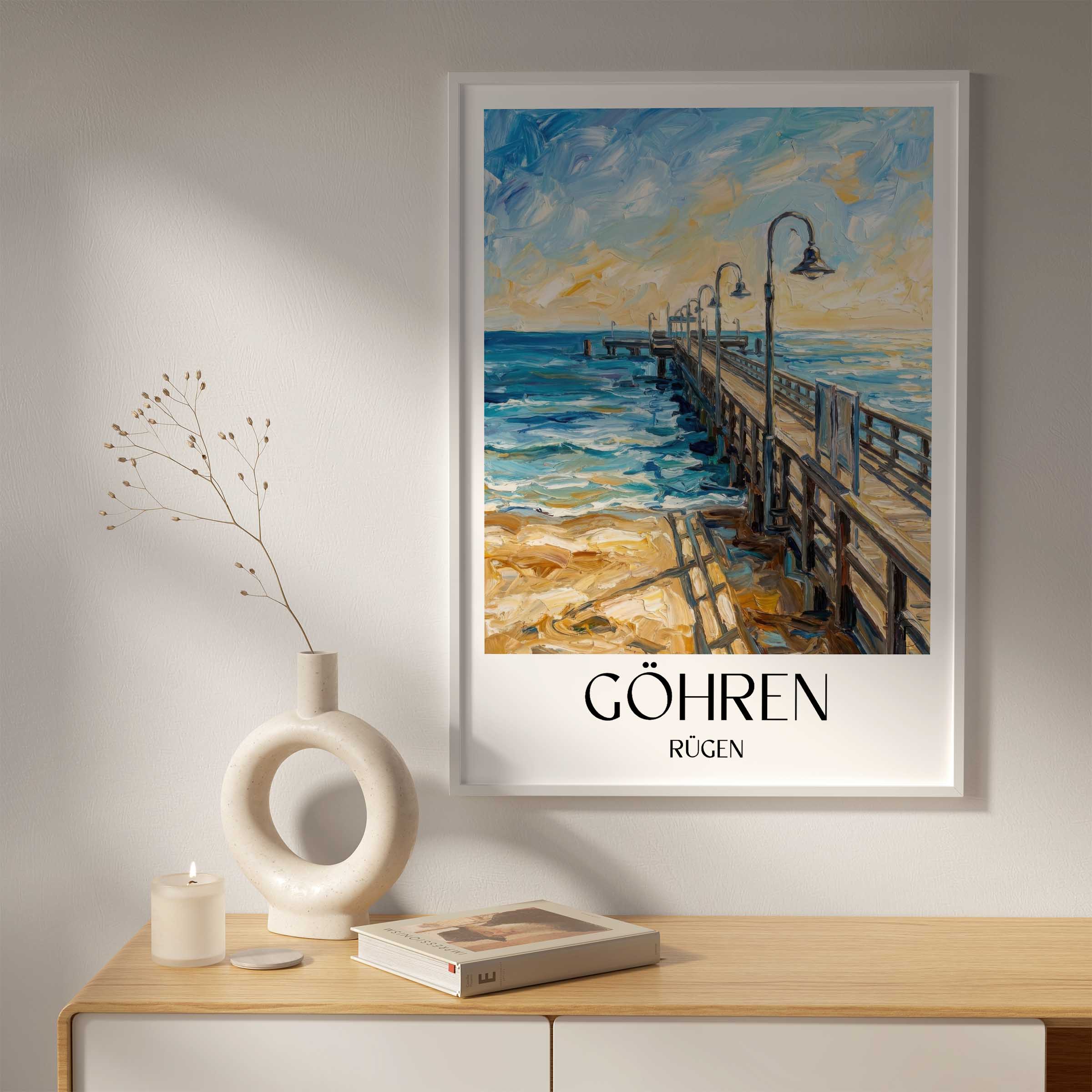 göhren-rügen-deutschland-poster-oil-painting-oelgemaelde