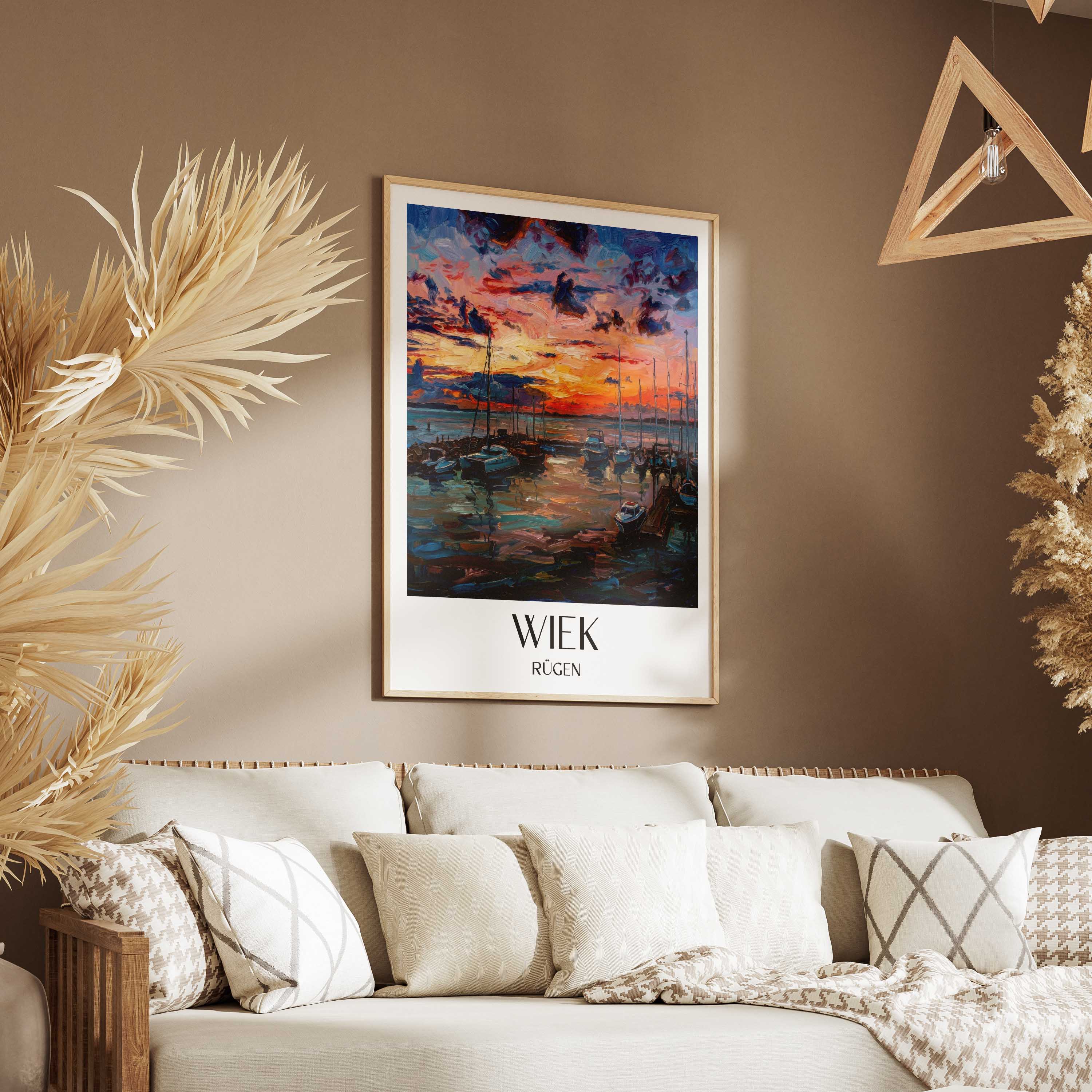 wiek-rügen-deutschland-poster-oil-painting-oelgemaelde