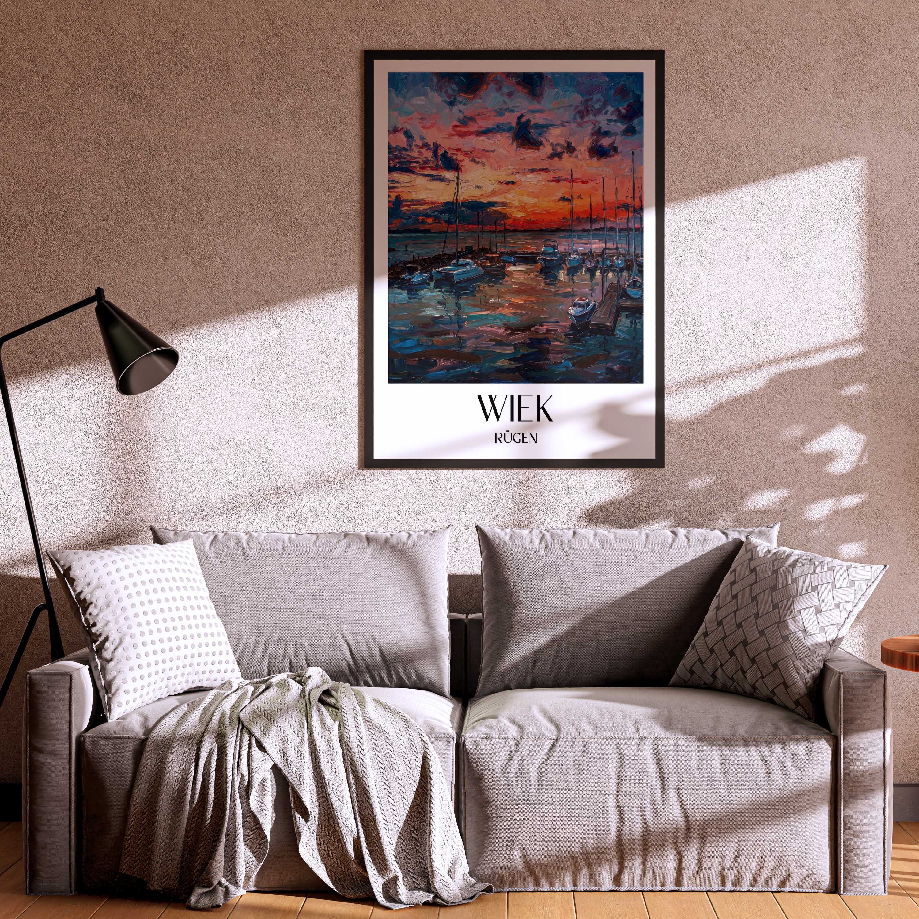 wiek-rügen-deutschland-poster-oil-painting-oelgemaelde