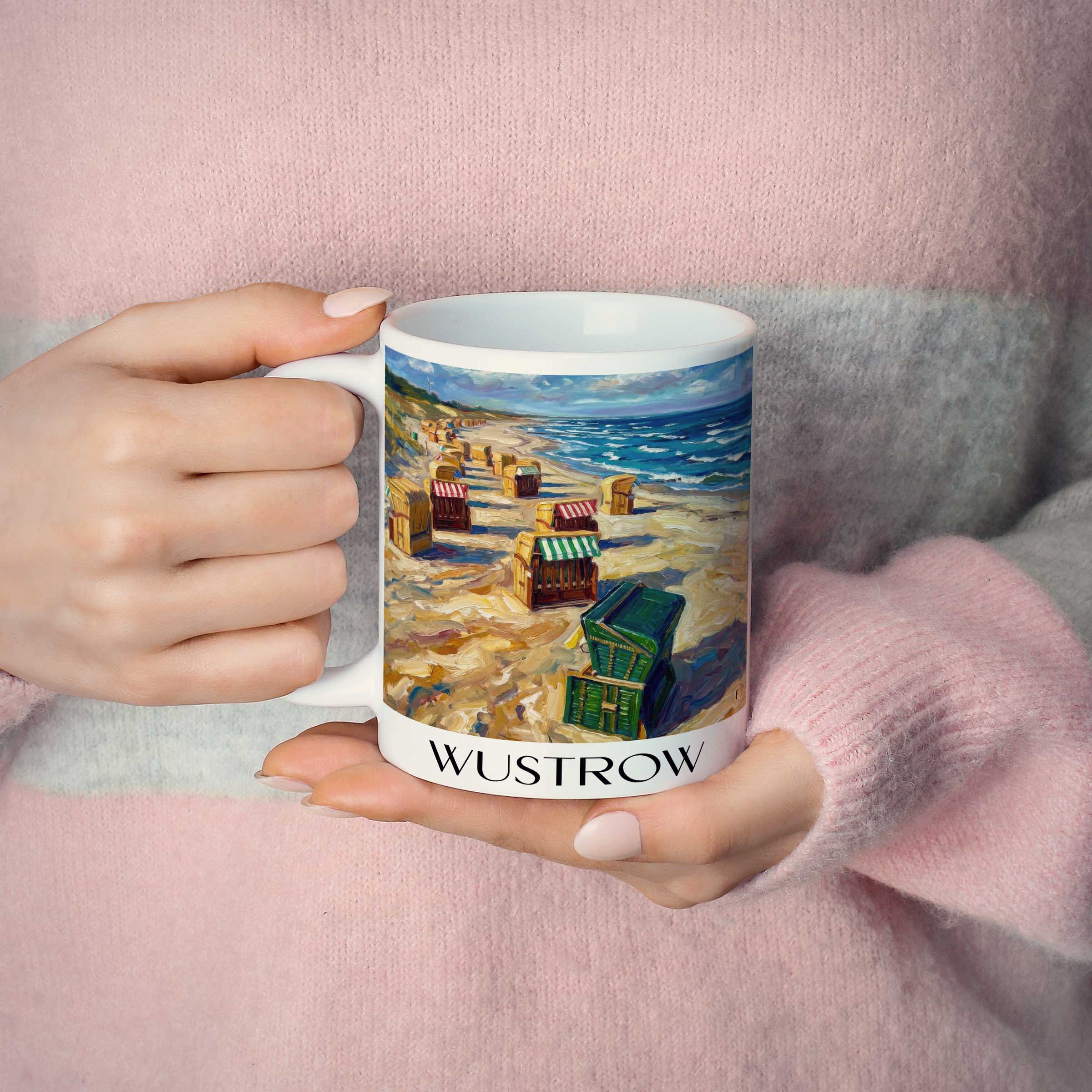 wustrow-mecklenburg-vorpommern-deutschland-kaffeebecher-oil-painting-oelgemaelde