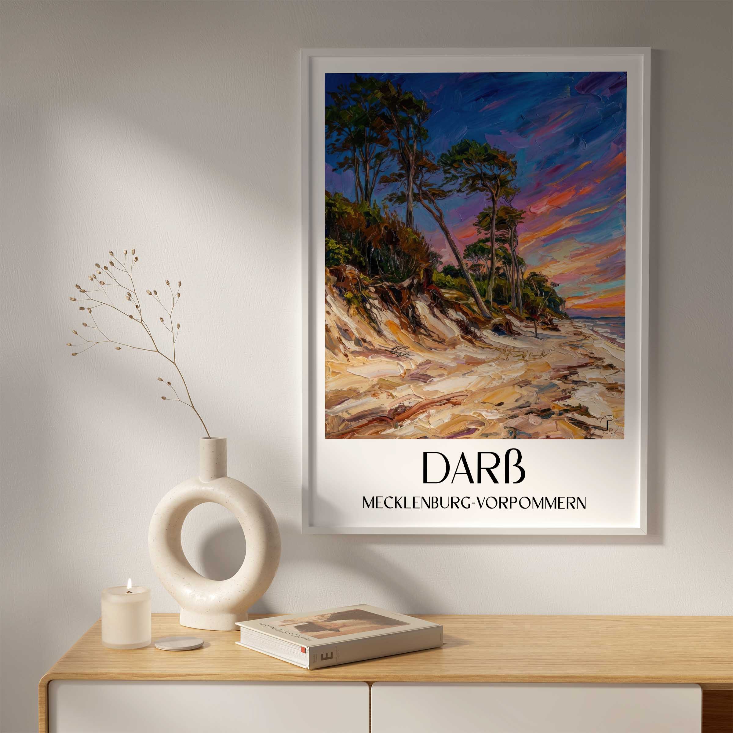 darß-mecklenburg-vorpommern-deutschland-poster-oil-painting-oelgemaelde