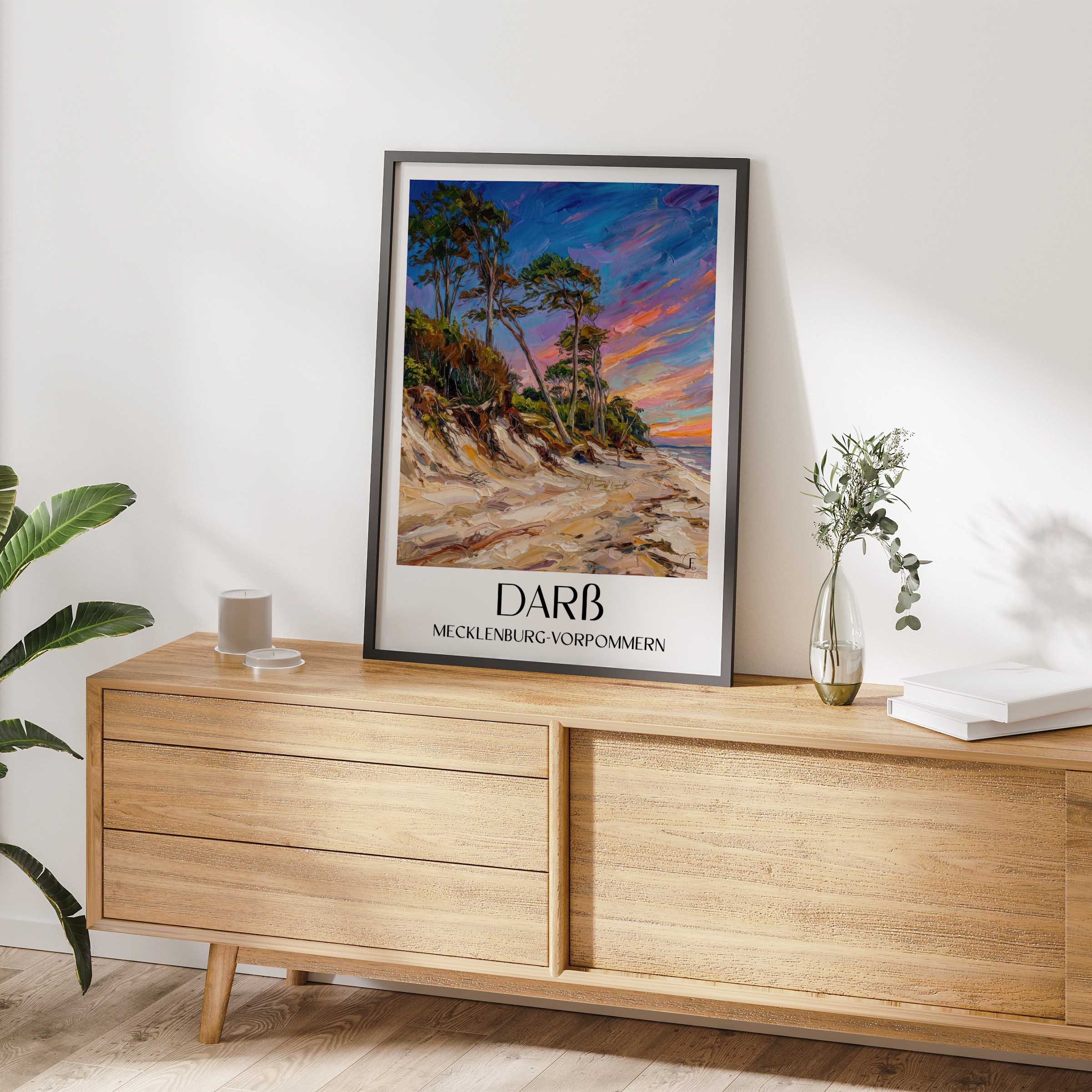 darß-mecklenburg-vorpommern-deutschland-poster-oil-painting-oelgemaelde