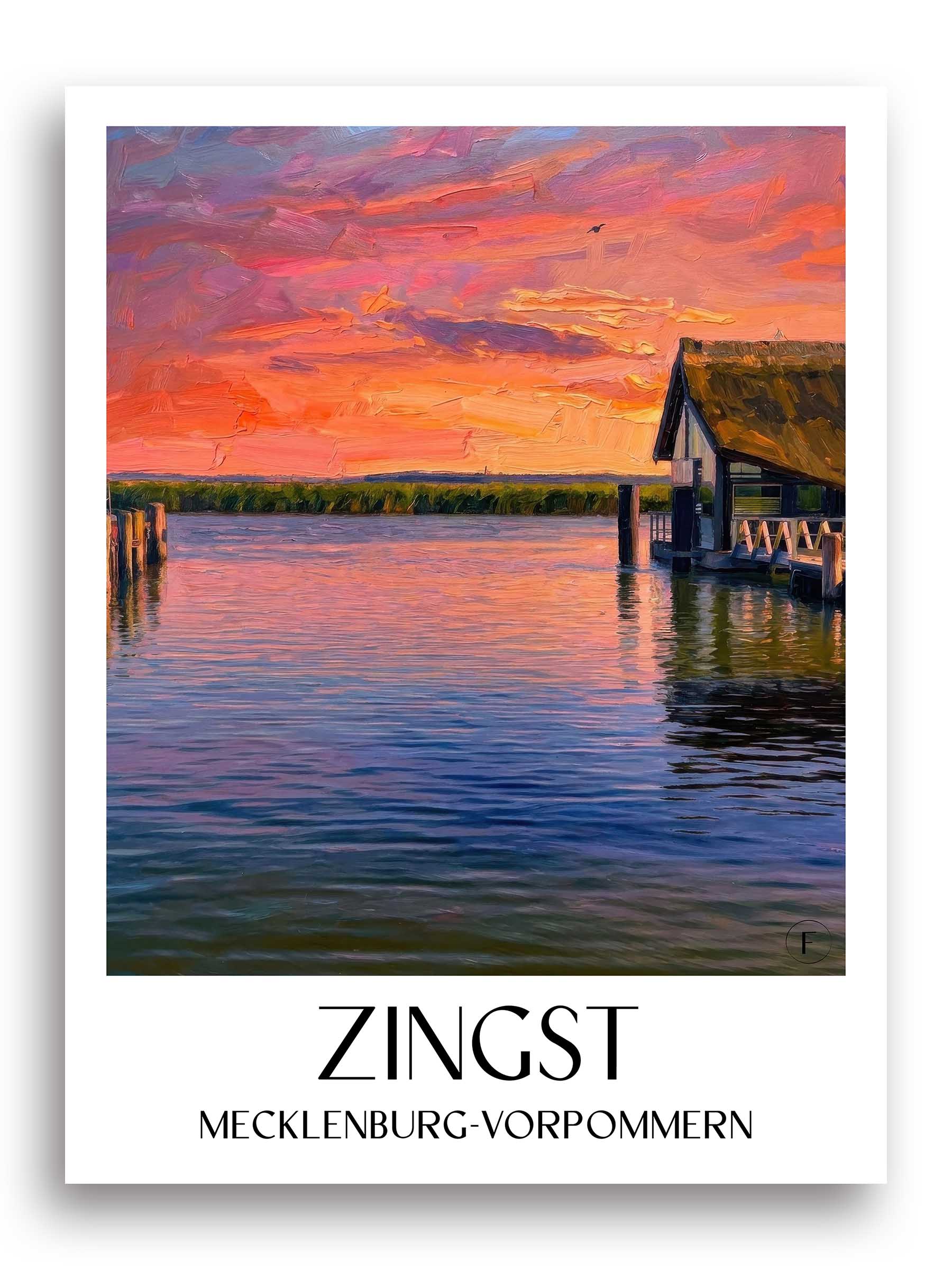 zingst-mecklenburg-vorpommern-deutschland-poster-oil-painting-oelgemaelde