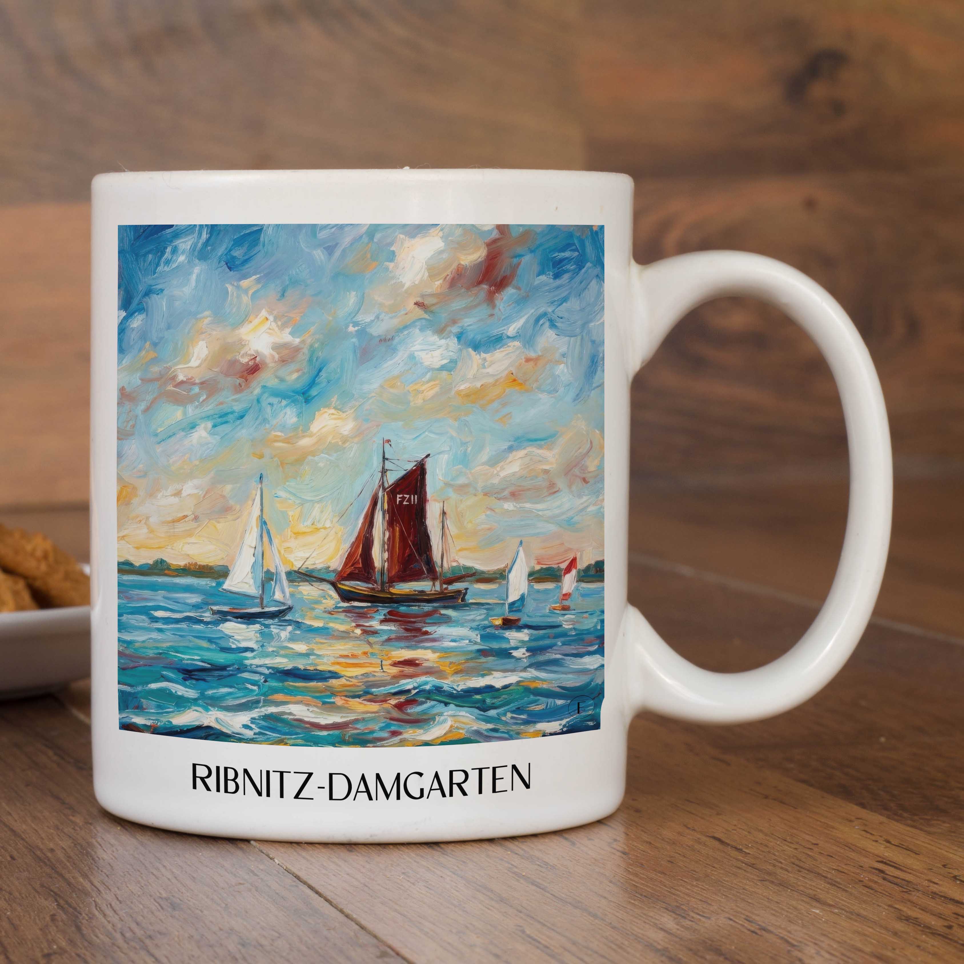 ribnitz-damgarten-mecklenburg-vorpommern-deutschland-kaffeebecher-oil-painting-oelgemaelde