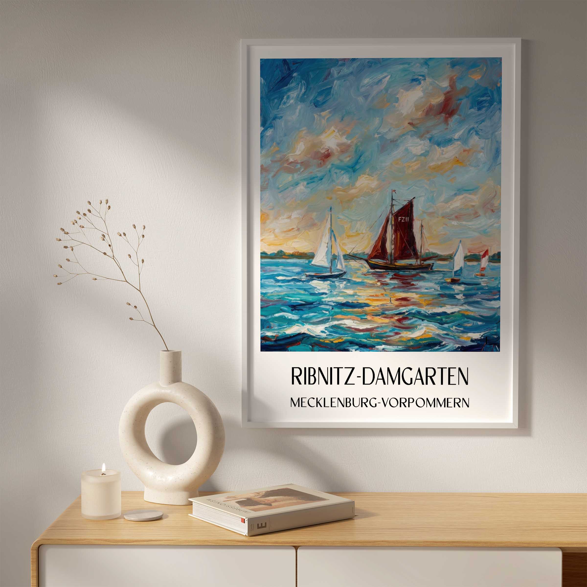 ribnitz-damgarten-mecklenburg-vorpommern-deutschland-poster-oil-painting-oelgemaelde