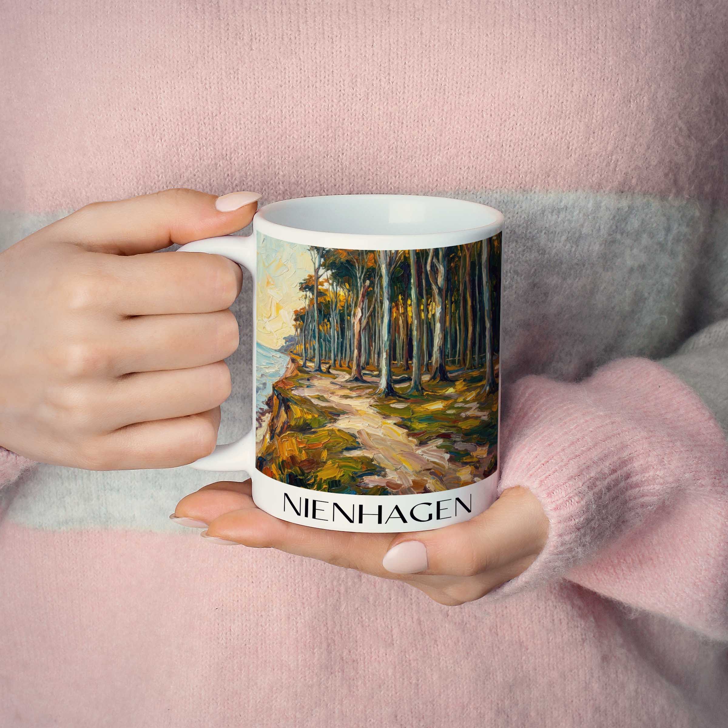 nienhagen-mecklenburg-vorpommern-deutschland-kaffeebecher-oil-painting-oelgemaelde