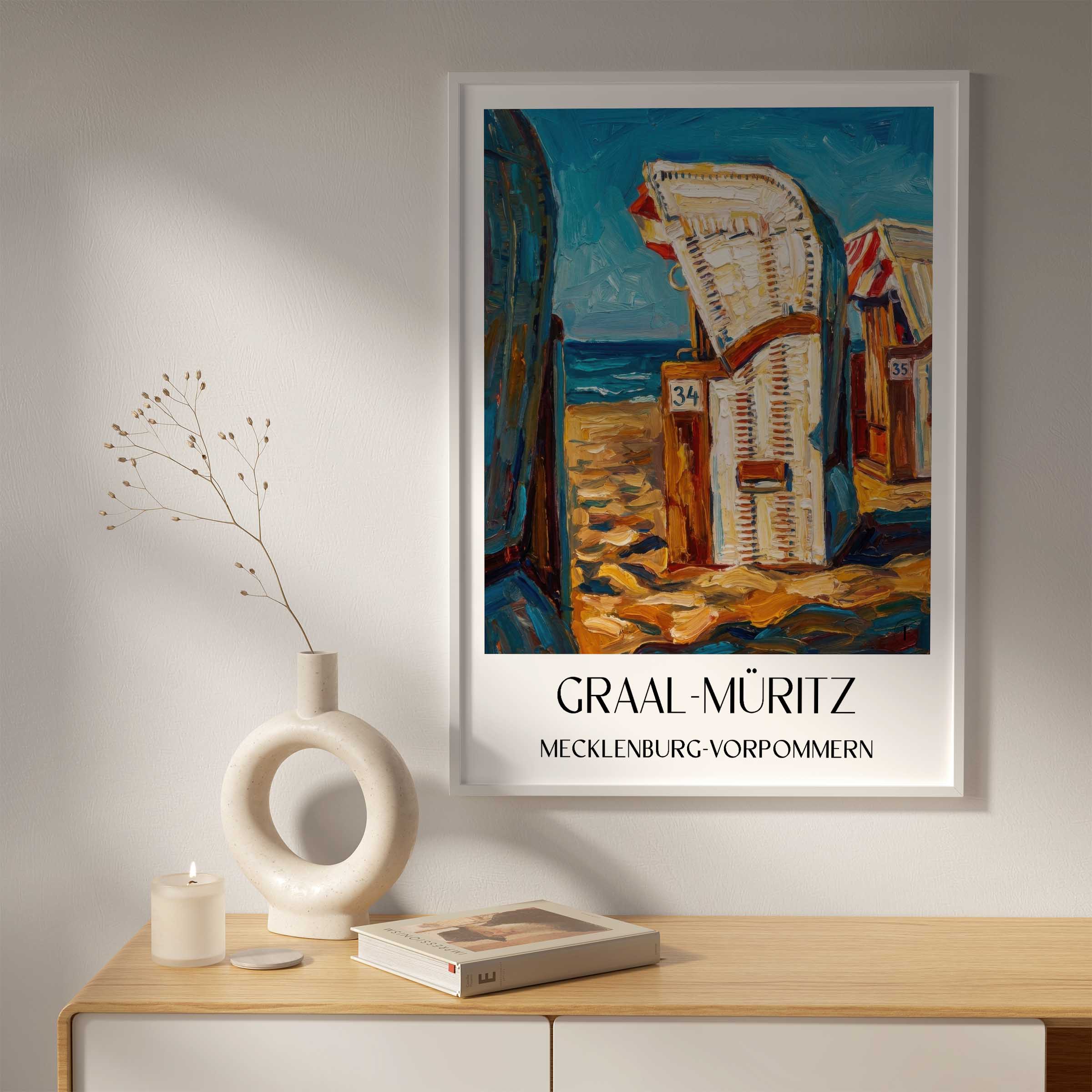 graal-müritz-mecklenburg-vorpommern-deutschland-poster-oil-painting-oelgemaelde