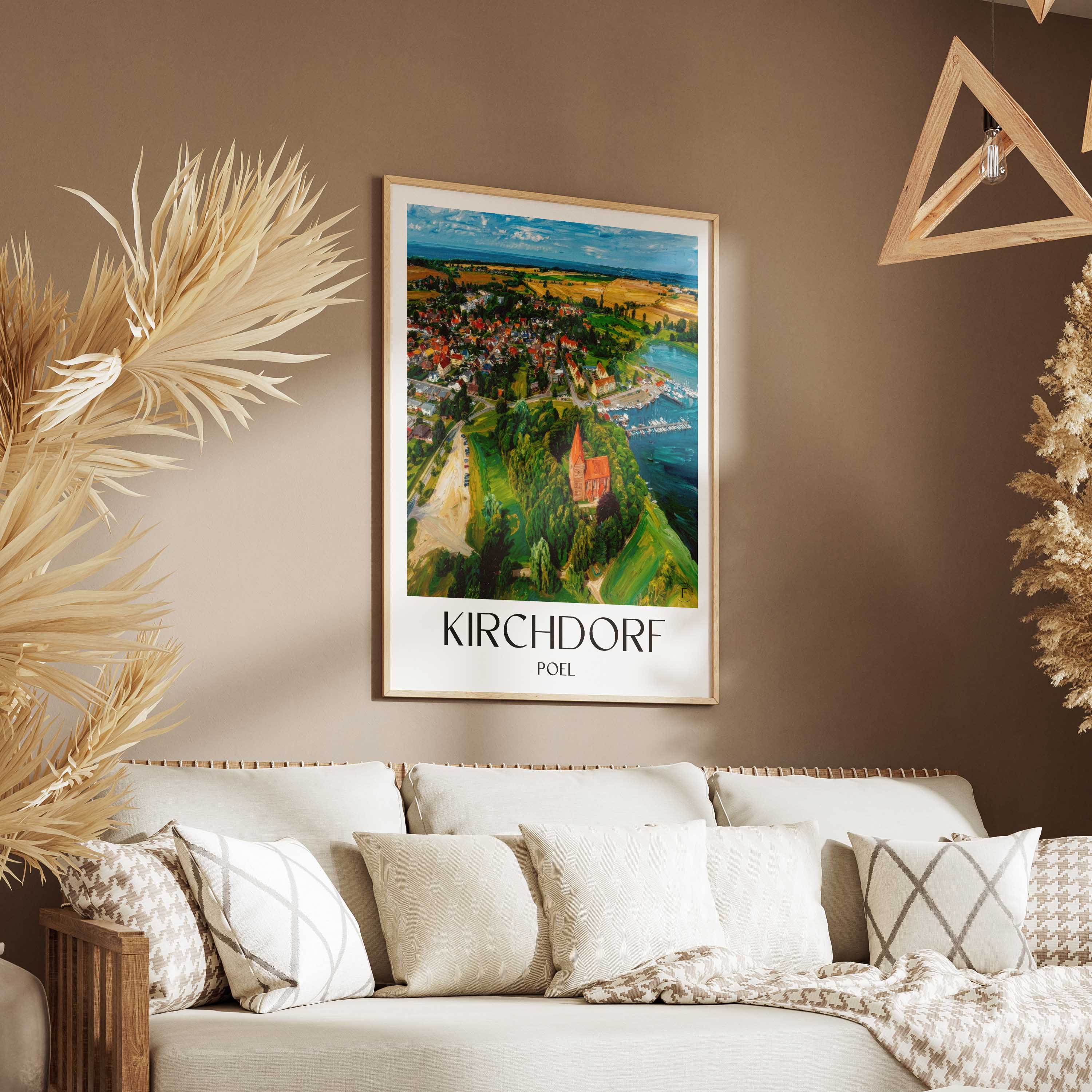 kirchdorf-poel-deutschland-poster-oil-painting-oelgemaelde