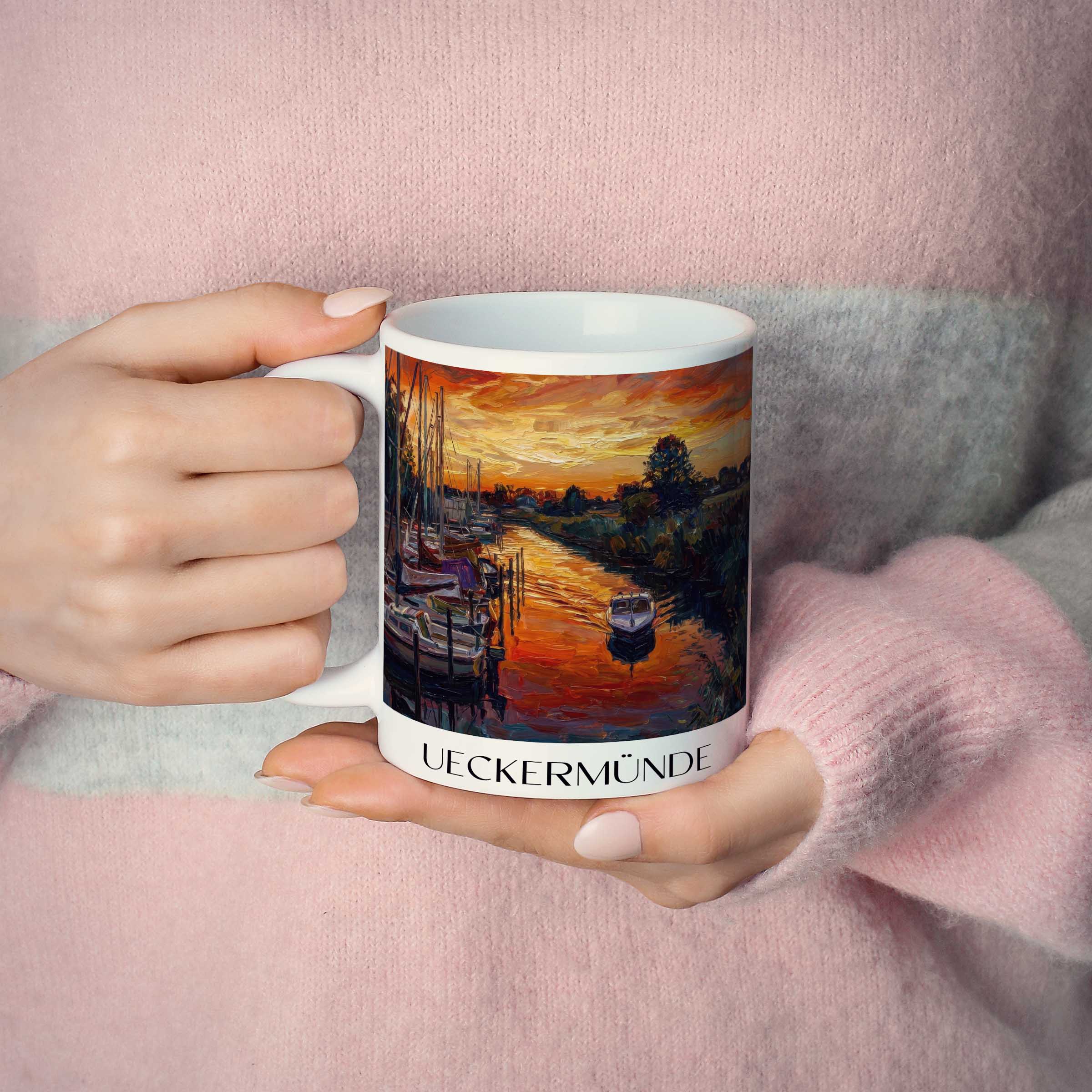 ueckermünde-mecklenburg-vorpommern-deutschland-kaffeebecher-oil-painting-oelgemaelde