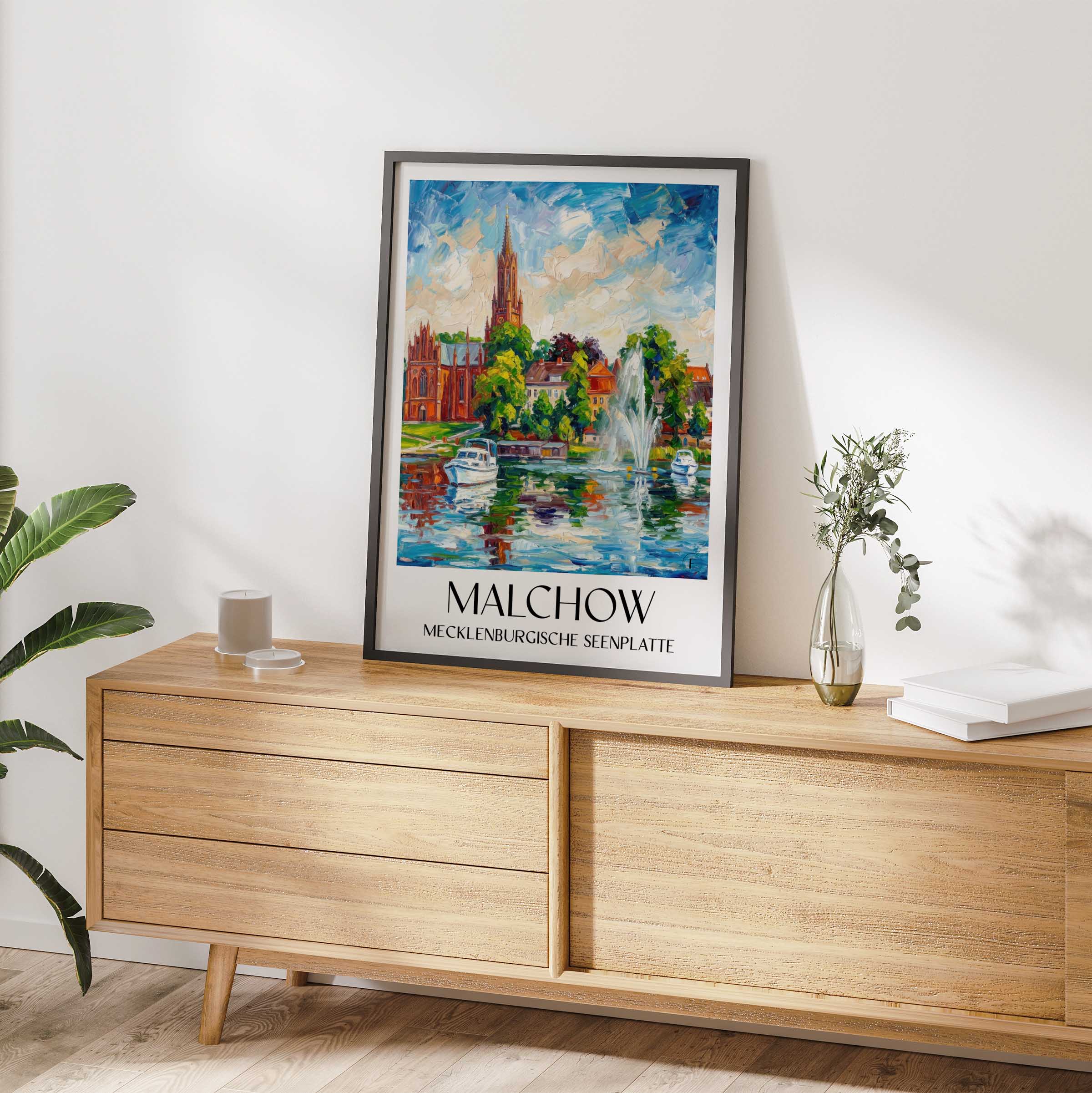malchow-mecklenburgische-seenplatte-deutschland-poster-oil-painting-oelgemaelde