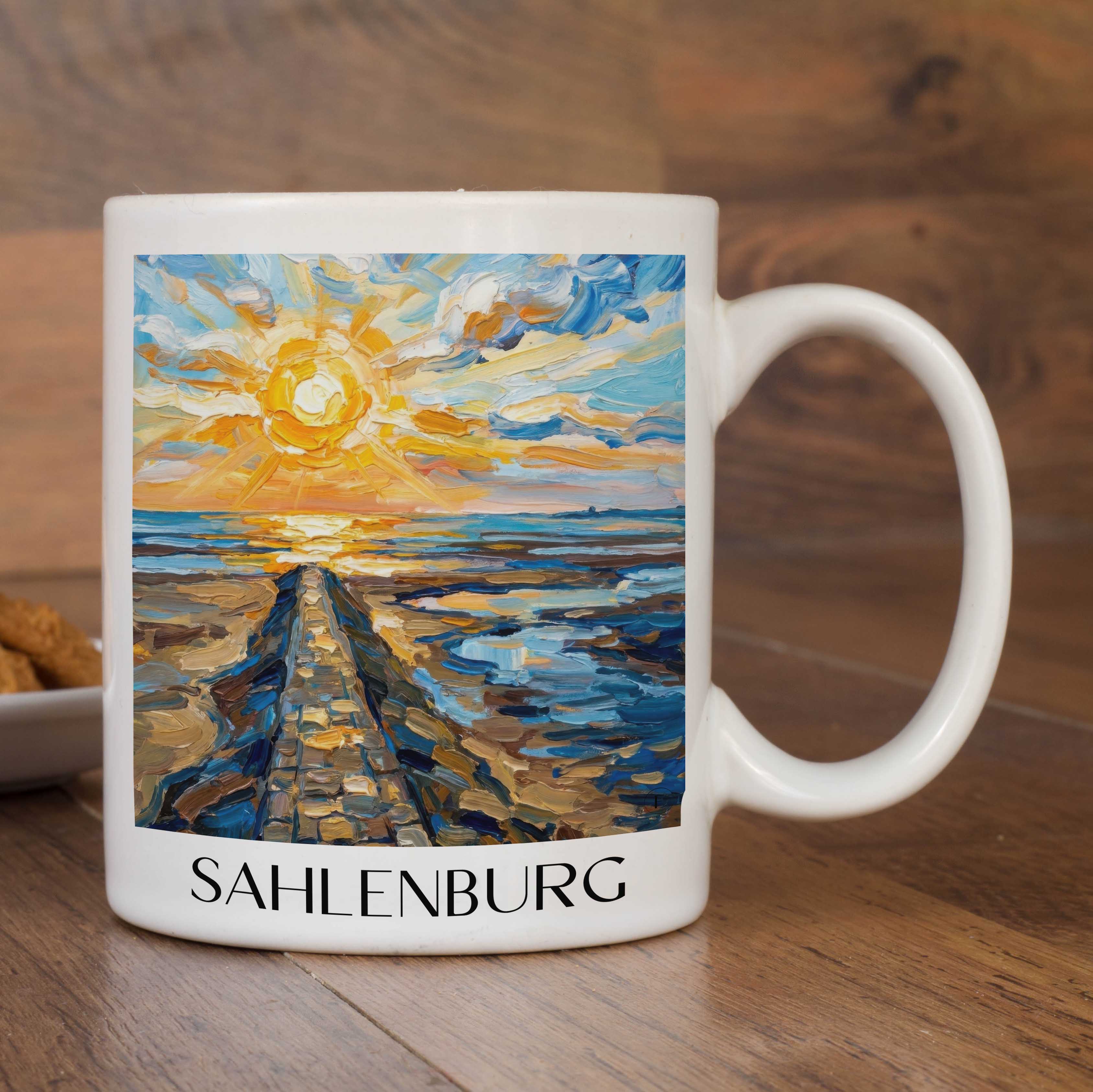 sahlenburg-nordseeküste-deutschland-kaffeebecher-oil-painting-oelgemaelde