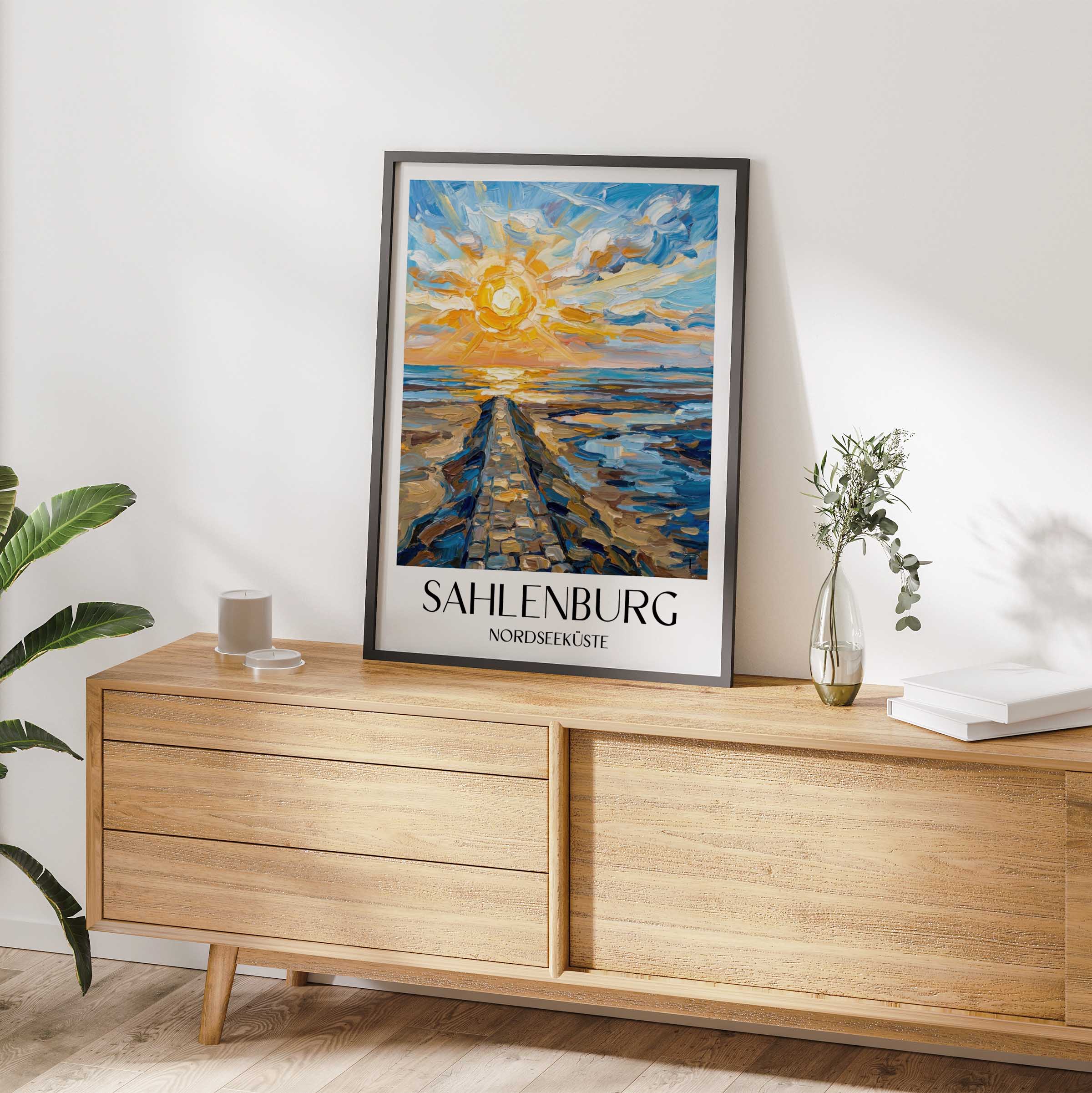 sahlenburg-nordseeküste-deutschland-poster-oil-painting-oelgemaelde