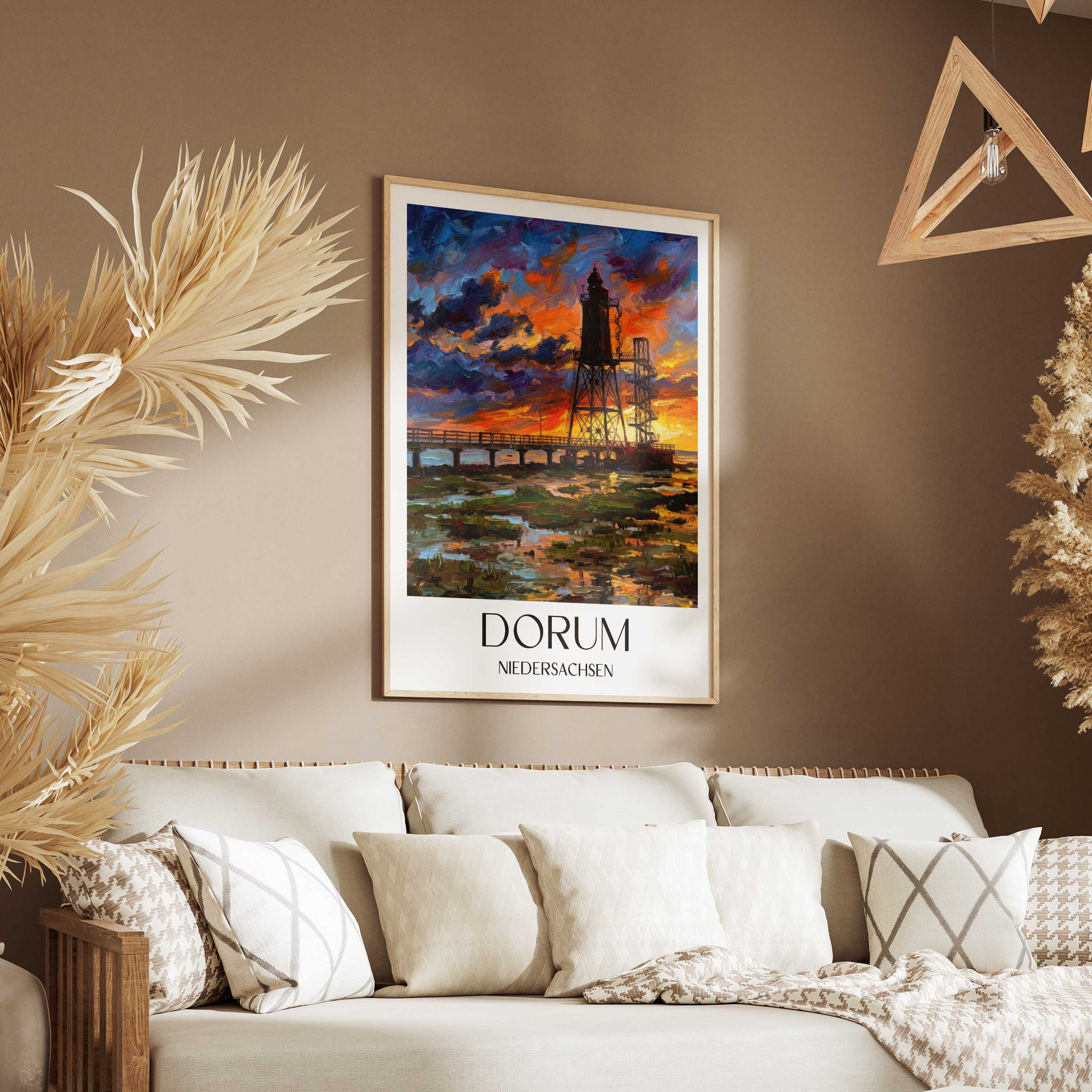 dorum-niedersachsen-deutschland-poster-oil-painting-oelgemaelde