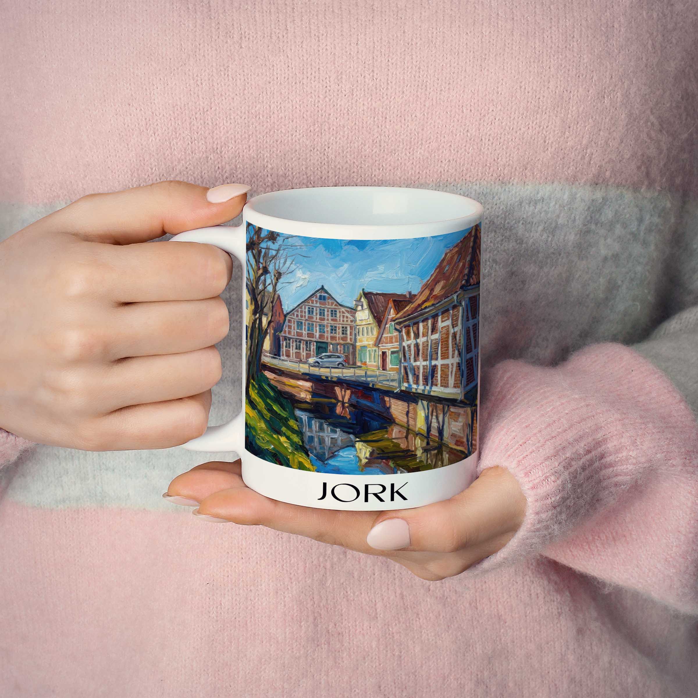 jork-niedersachsen-deutschland-kaffeebecher-oil-painting-oelgemaelde