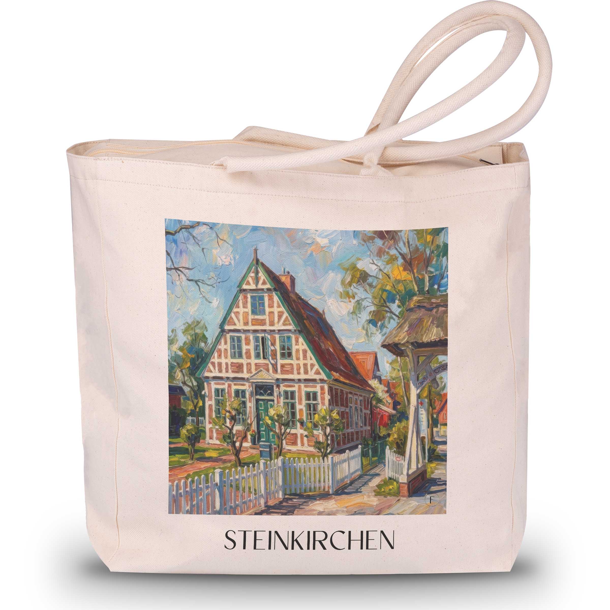 steinkirchen-niedersachsen-deutschland-einkaufstasche-oil-painting-oelgemaelde