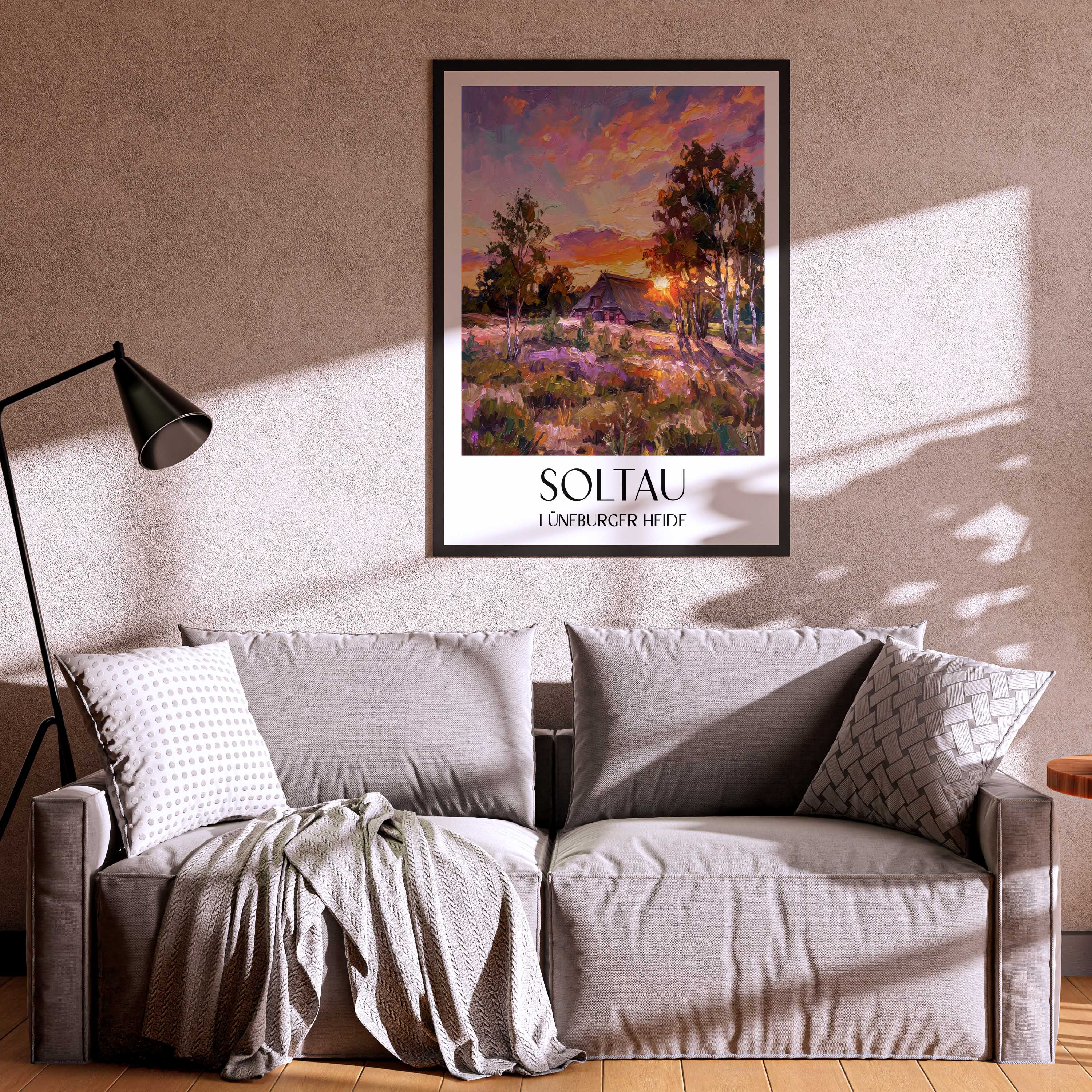 soltau-lüneburger-heide-deutschland-poster-oil-painting-oelgemaelde