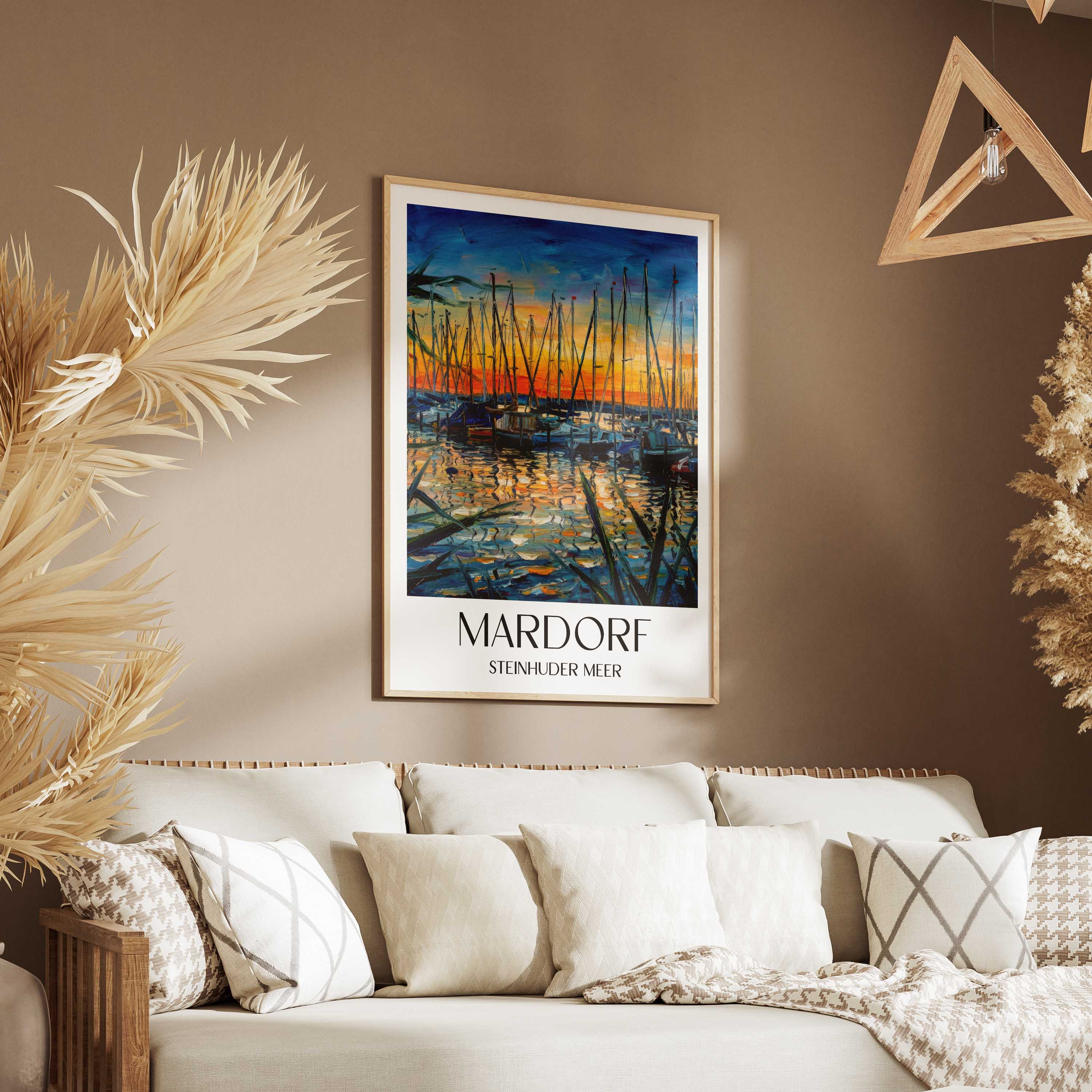 mardorf-steinhuder-meer-deutschland-poster-oil-painting-oelgemaelde
