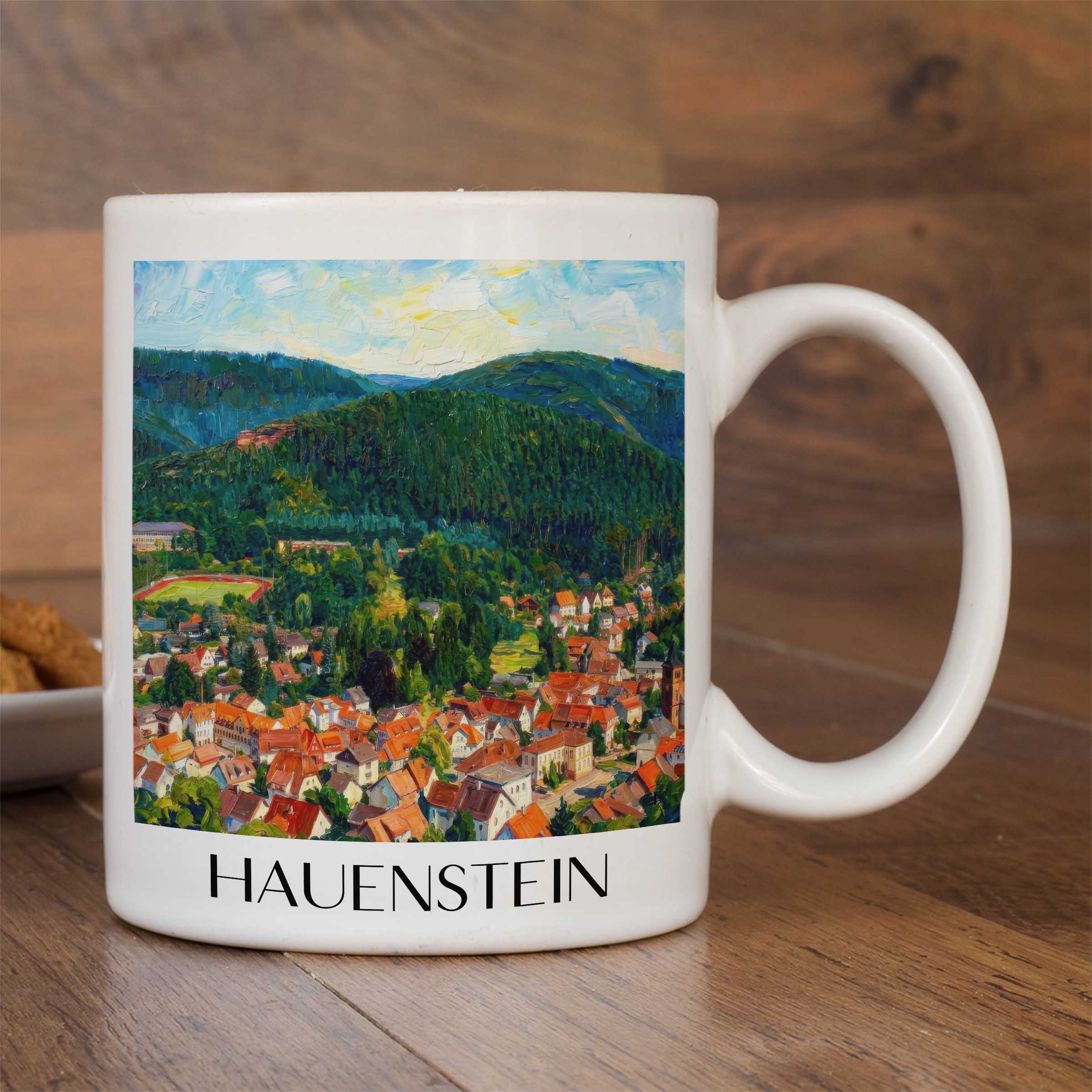 hauenstein-pfälzerwald-deutschland-kaffeebecher-oil-painting-oelgemaelde