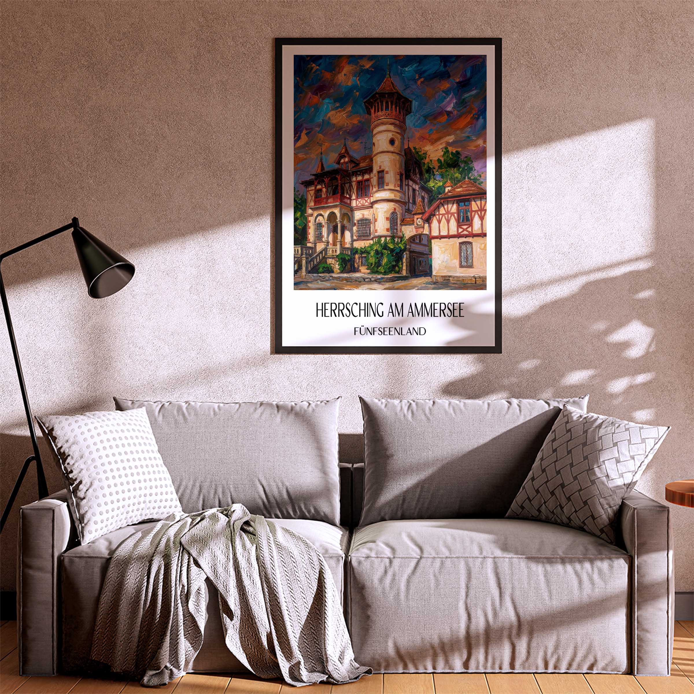 herrsching-am-ammersee-fünfseenland-deutschland-poster-oil-painting-oelgemaelde