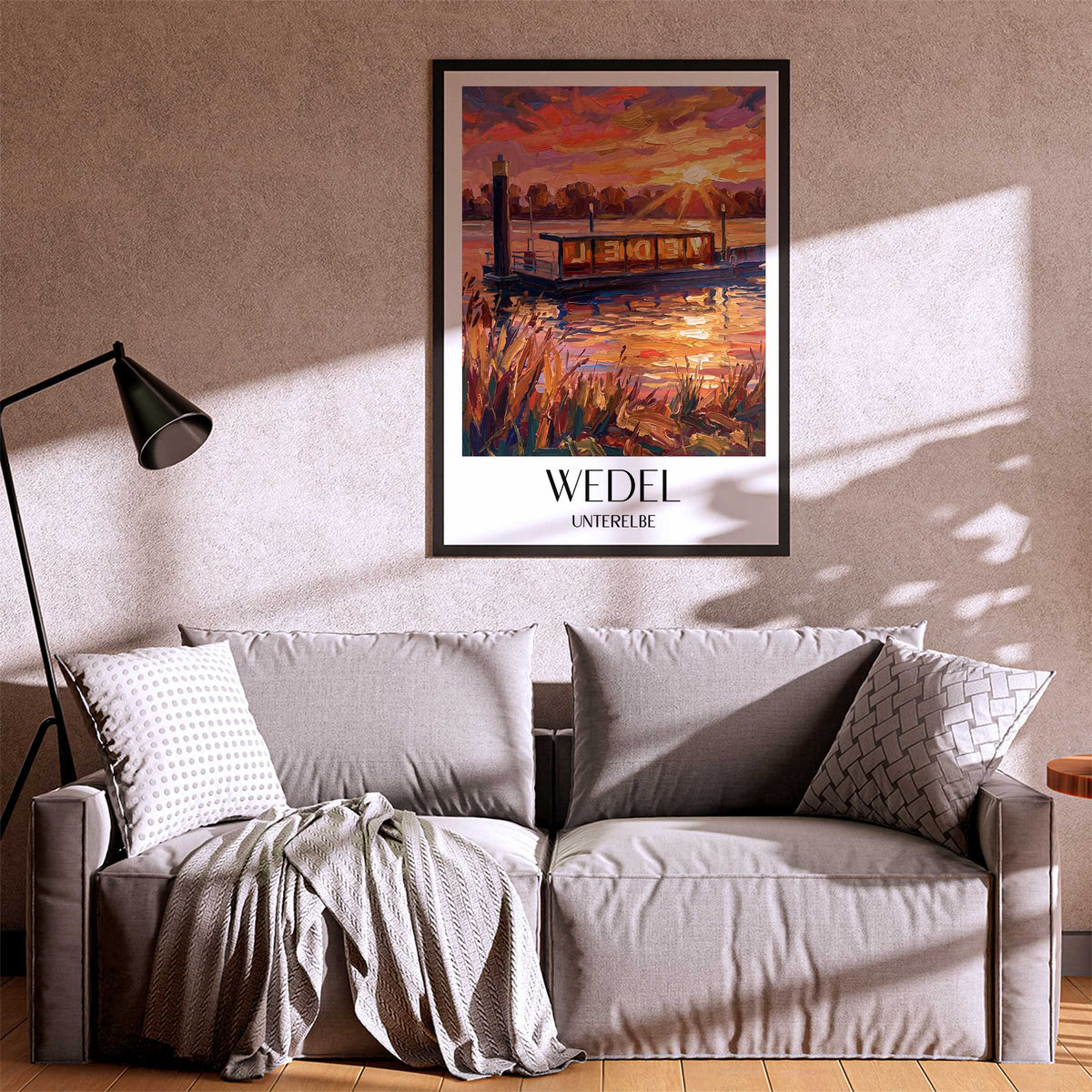 wedel-unterelbe-deutschland-poster-oil-painting-oelgemaelde