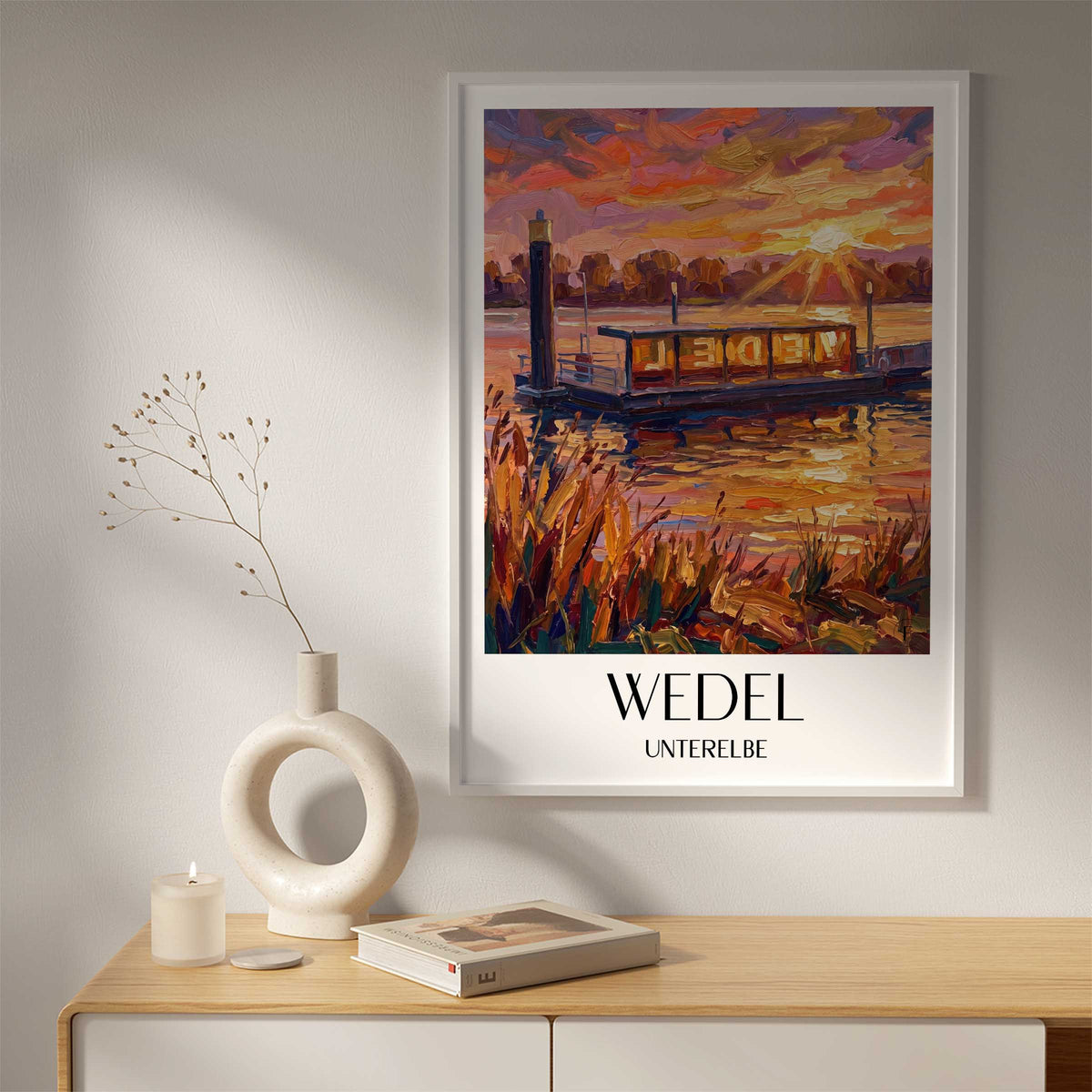 wedel-unterelbe-deutschland-poster-oil-painting-oelgemaelde