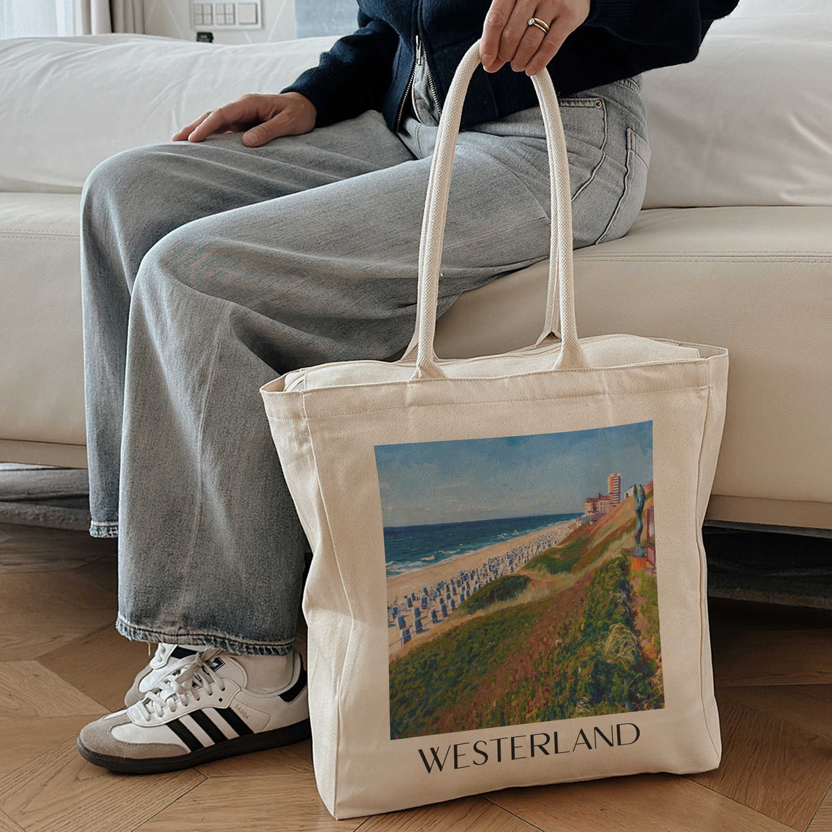 westerland-sylt-deutschland-einkaufstasche-oil-painting-oelgemaelde