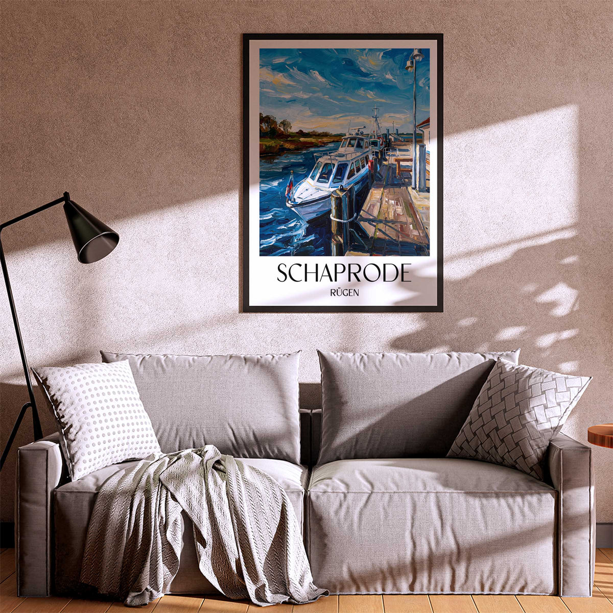 schaprode-rügen-deutschland-poster-oil-painting-oelgemaelde