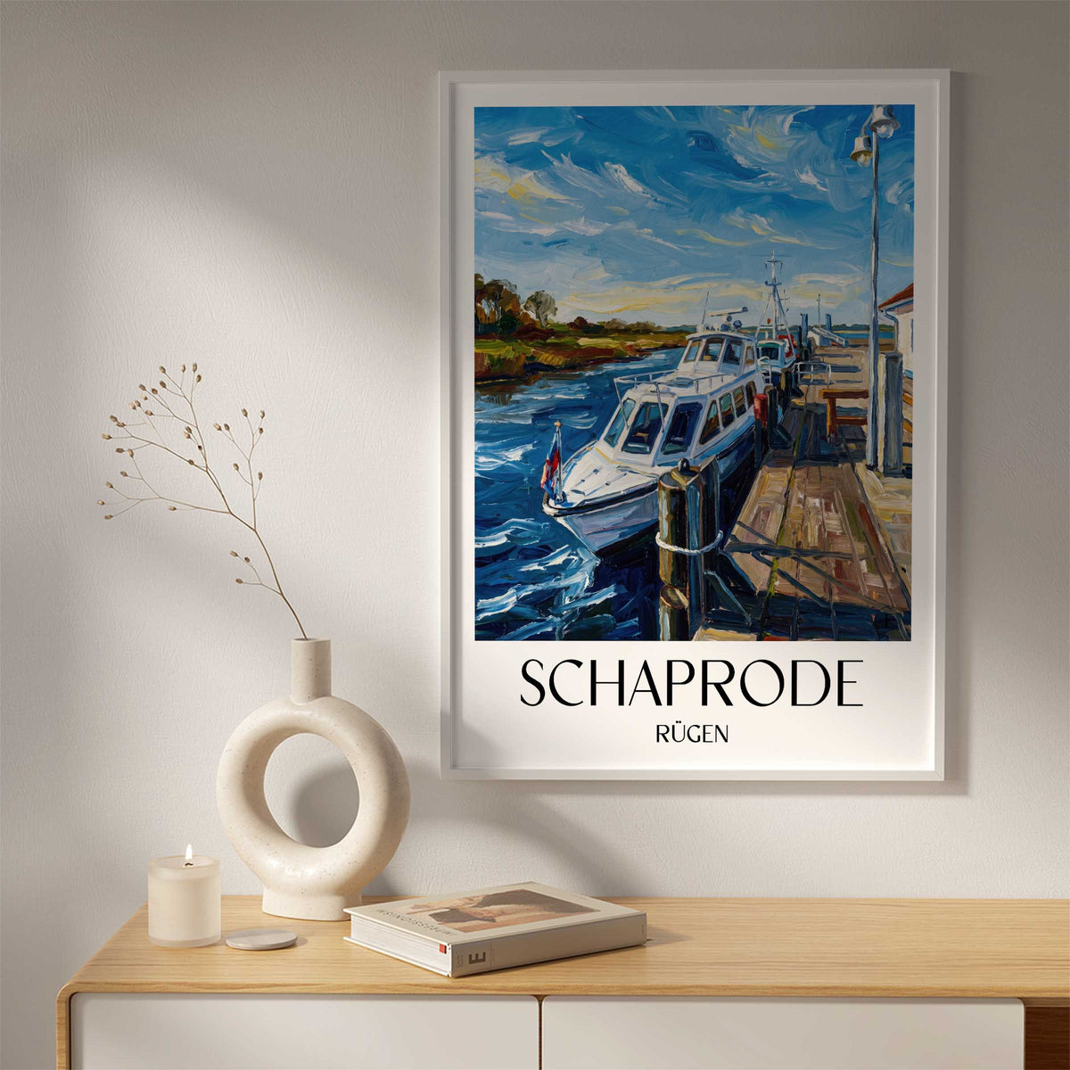 schaprode-rügen-deutschland-poster-oil-painting-oelgemaelde