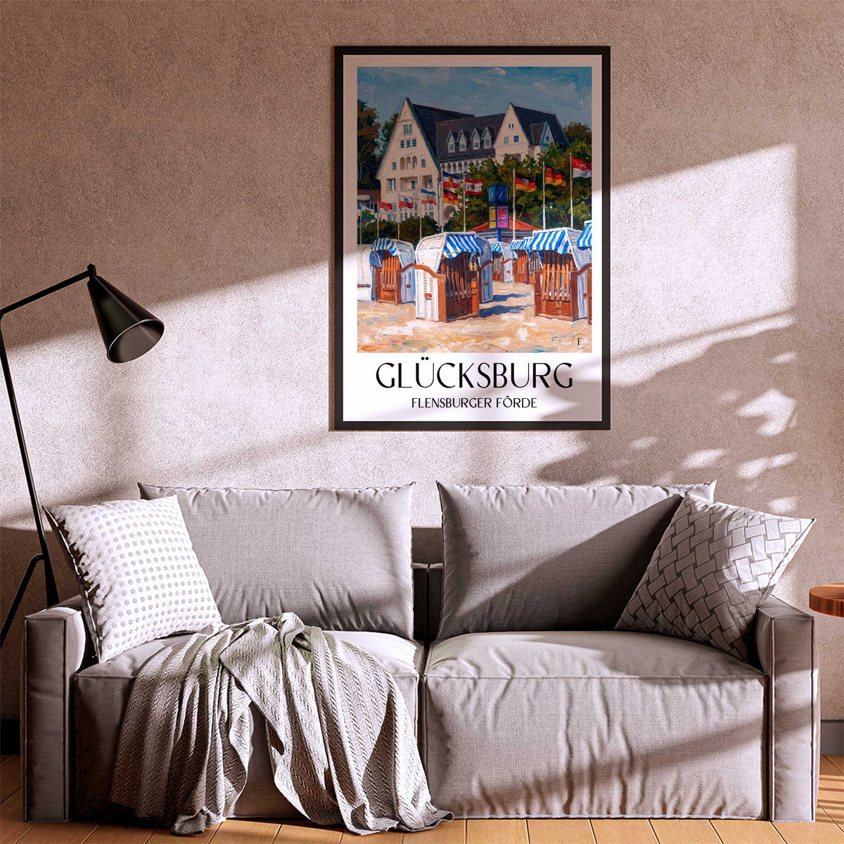 glücksburg-flensburger-förde-deutschland-poster-oil-painting-oelgemaelde