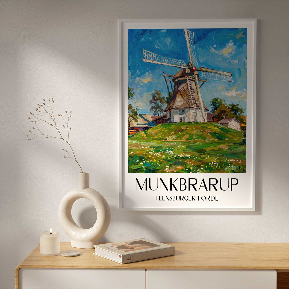 munkbrarup-flensburger-förde-deutschland-poster-oil-painting-oelgemaelde