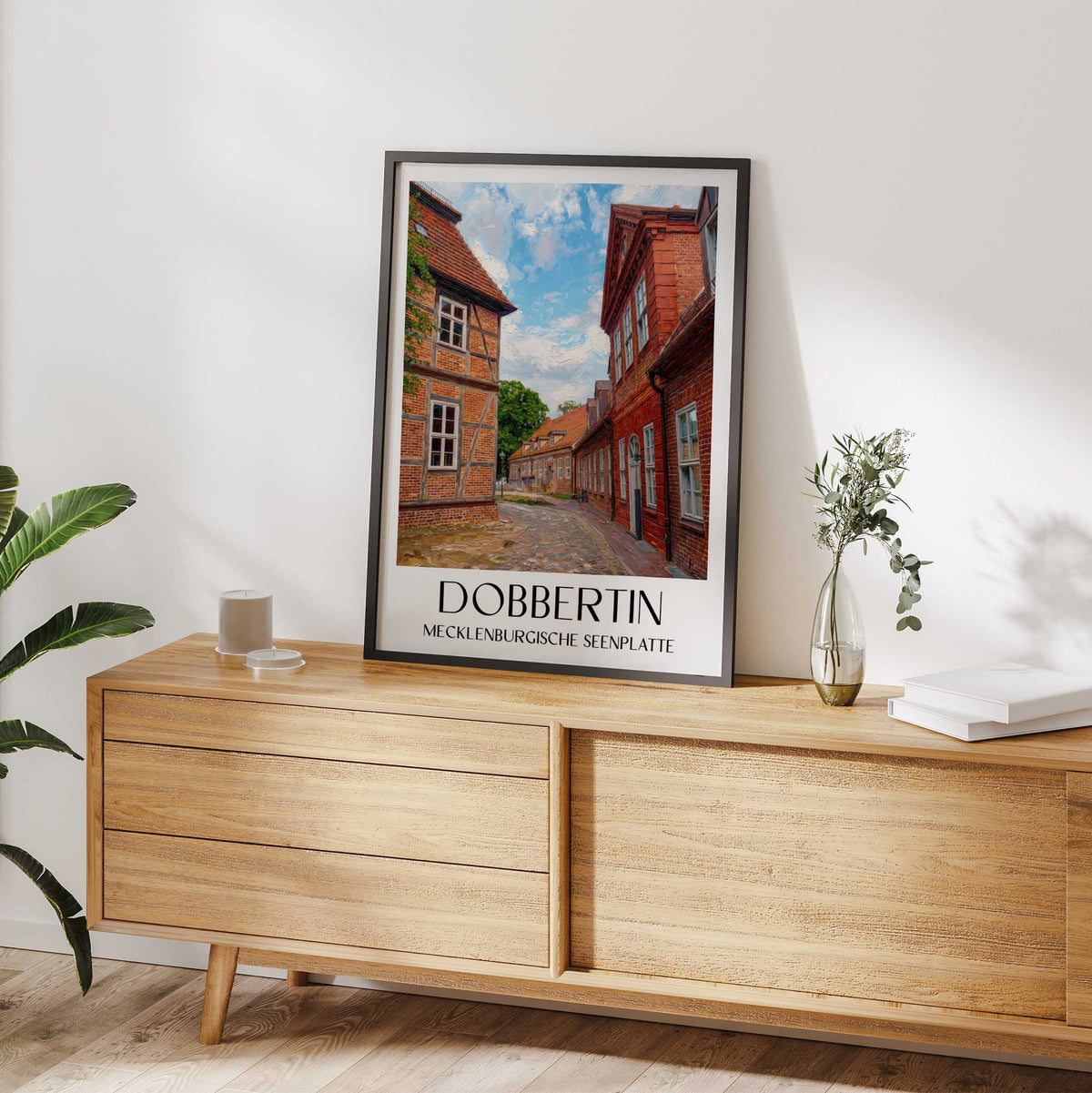 dobbertin-mecklenburgische-seenplatte-deutschland-poster-oil-painting-oelgemaelde