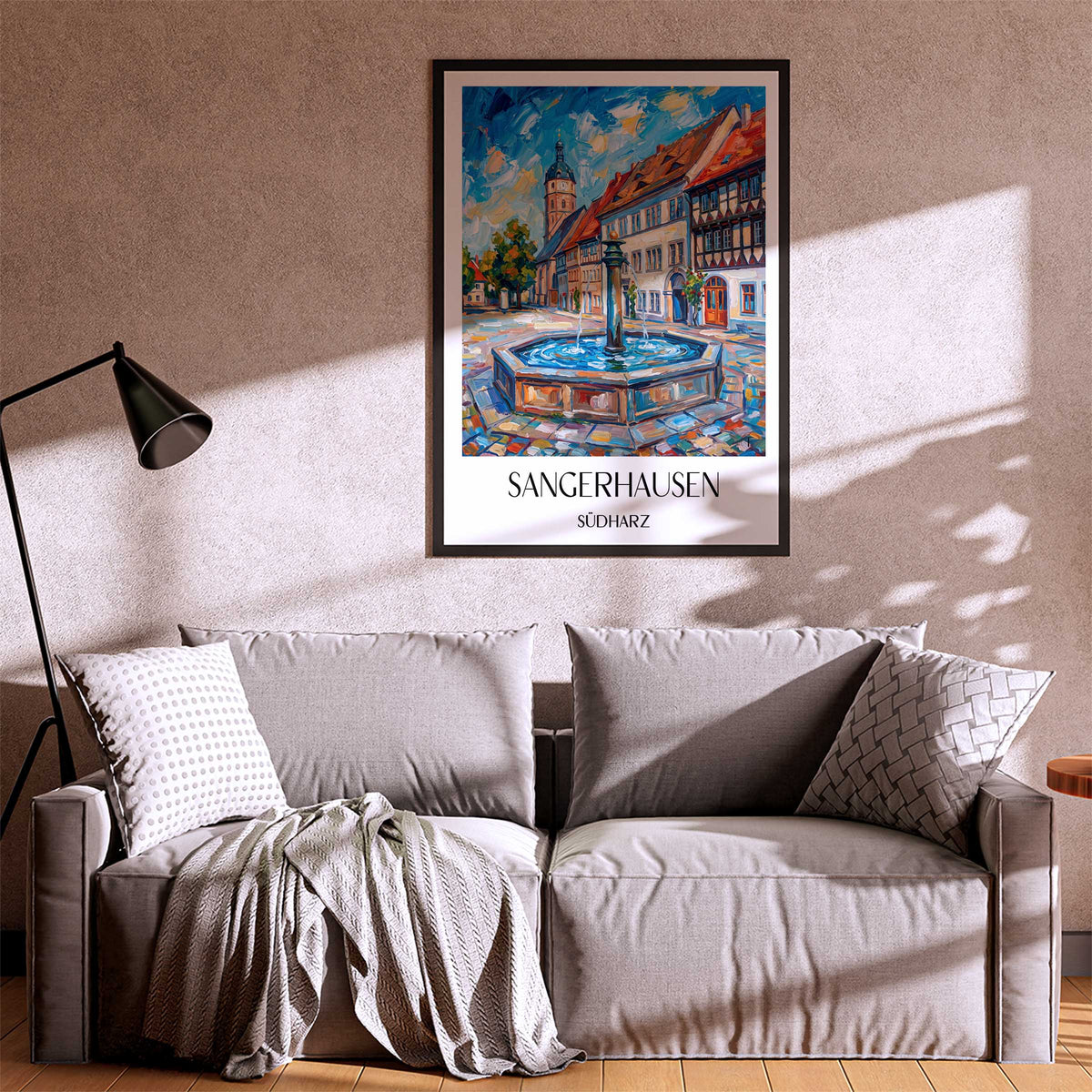 sangerhausen-südharz-deutschland-poster-oil-painting-oelgemaelde
