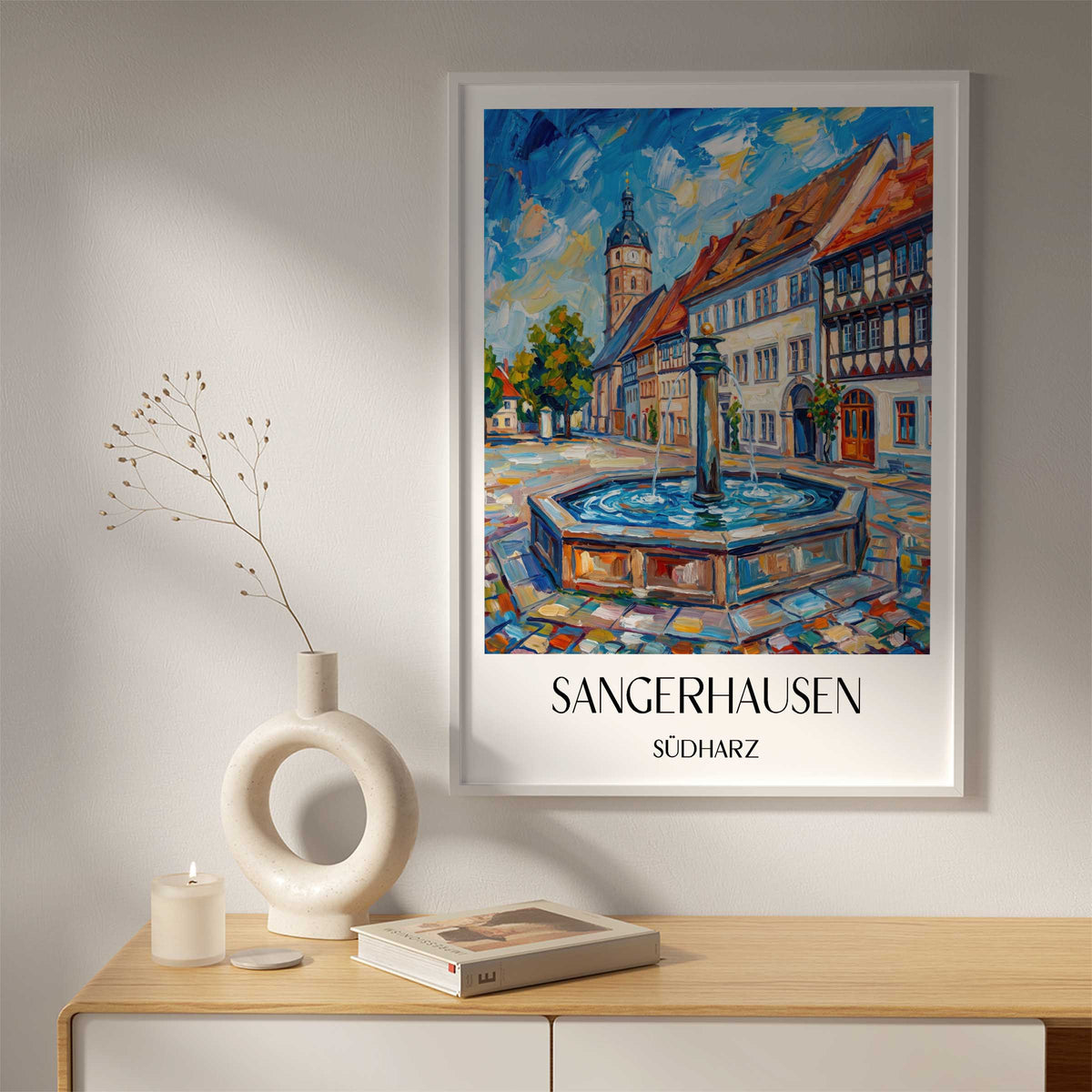 sangerhausen-südharz-deutschland-poster-oil-painting-oelgemaelde
