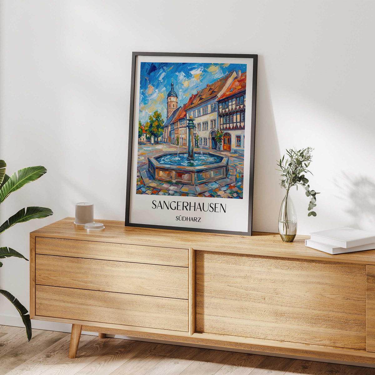 sangerhausen-südharz-deutschland-poster-oil-painting-oelgemaelde