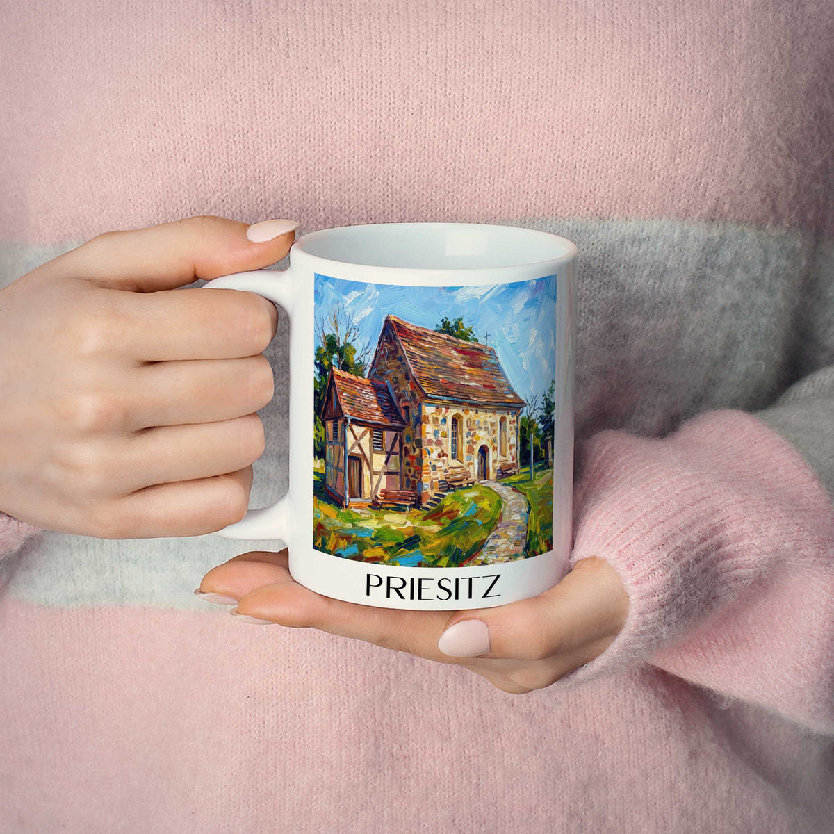 priesitz-dübener-heide-deutschland-kaffeebecher-oil-painting-oelgemaelde