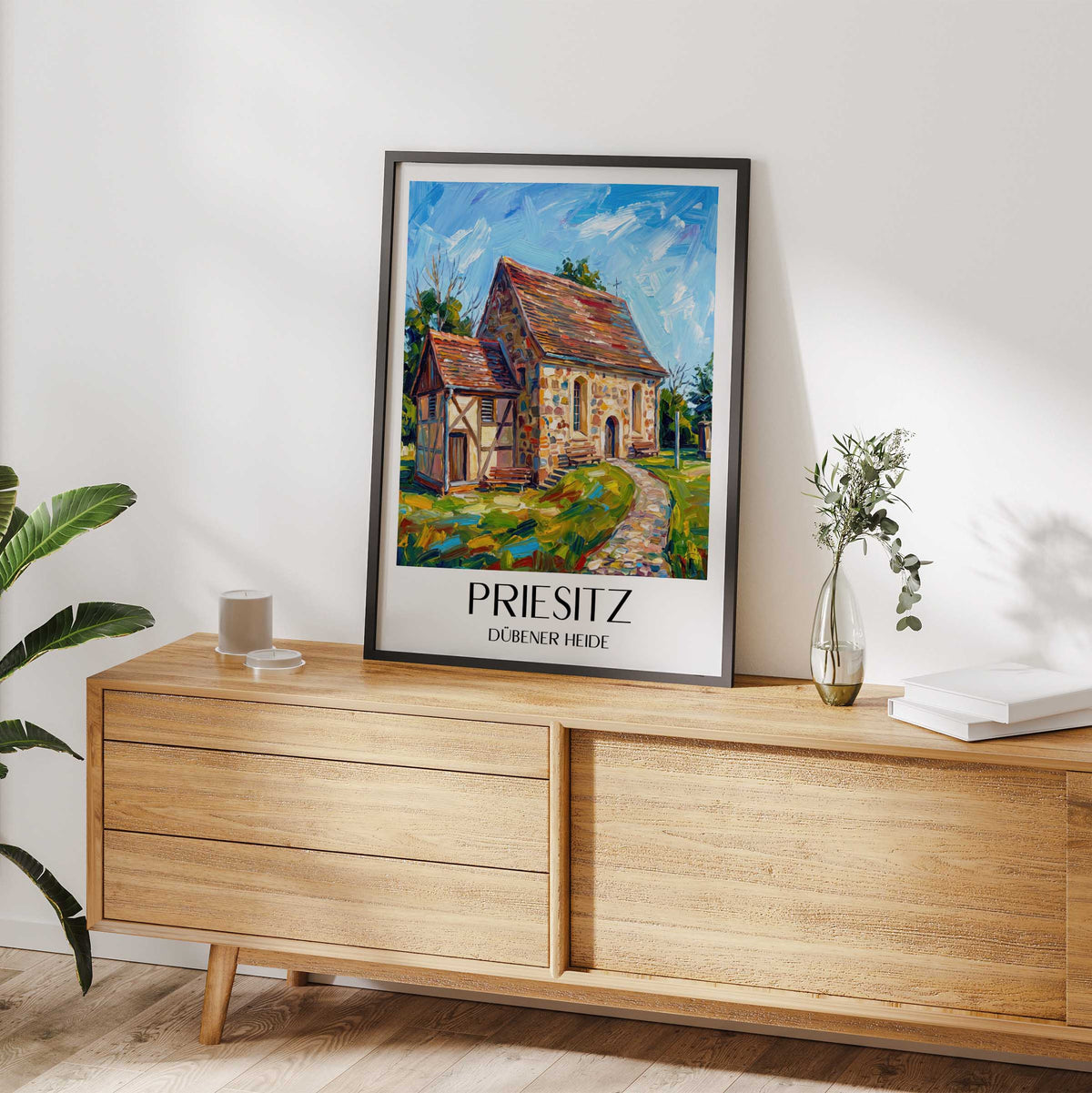 priesitz-dübener-heide-deutschland-poster-oil-painting-oelgemaelde