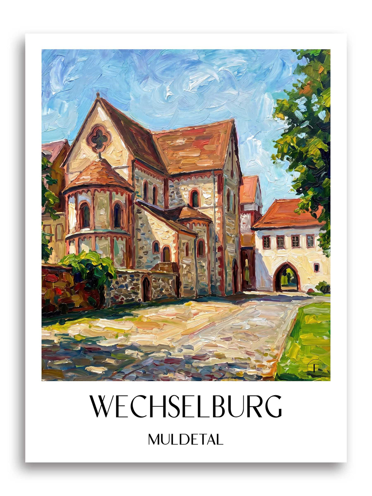 wechselburg-muldetal-deutschland-poster-oil-painting-oelgemaelde