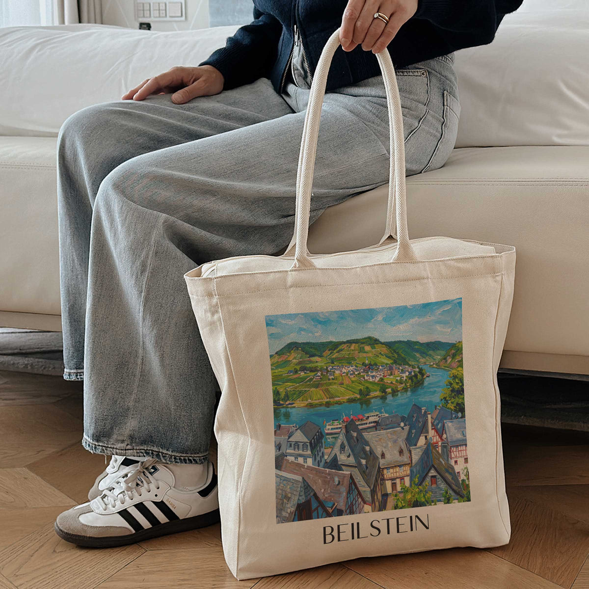 beilstein-baden-württemberg-deutschland-einkaufstasche-oil-painting-oelgemaelde